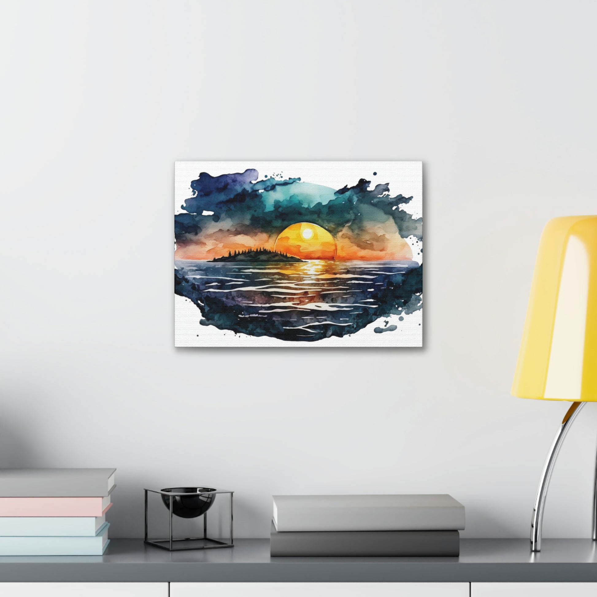 "Sunset At The Lake" Wall Art - Weave Got Gifts - Unique Gifts You Won’t Find Anywhere Else!