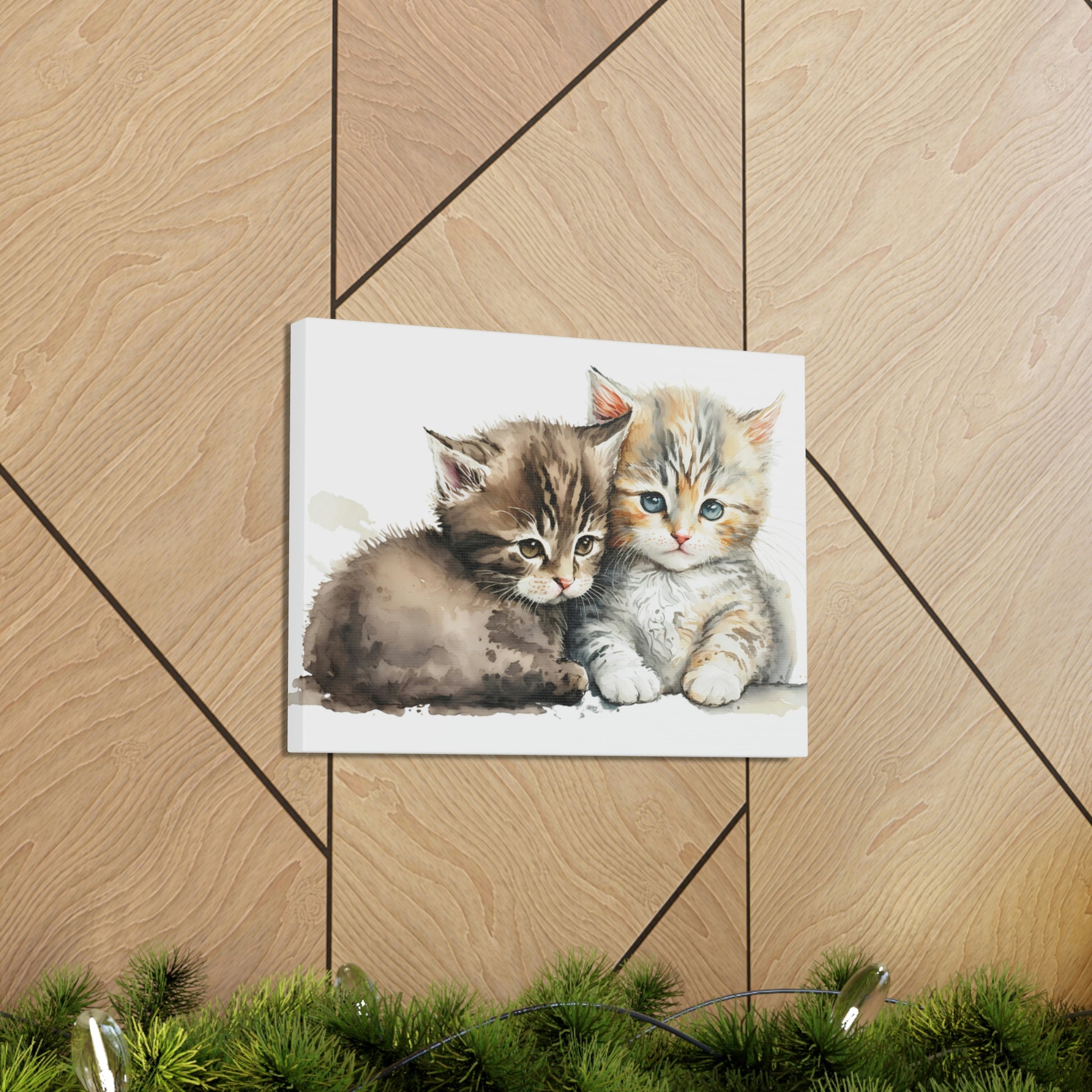 "Cuddling Kittens" Wall Art - Weave Got Gifts - Unique Gifts You Won’t Find Anywhere Else!
