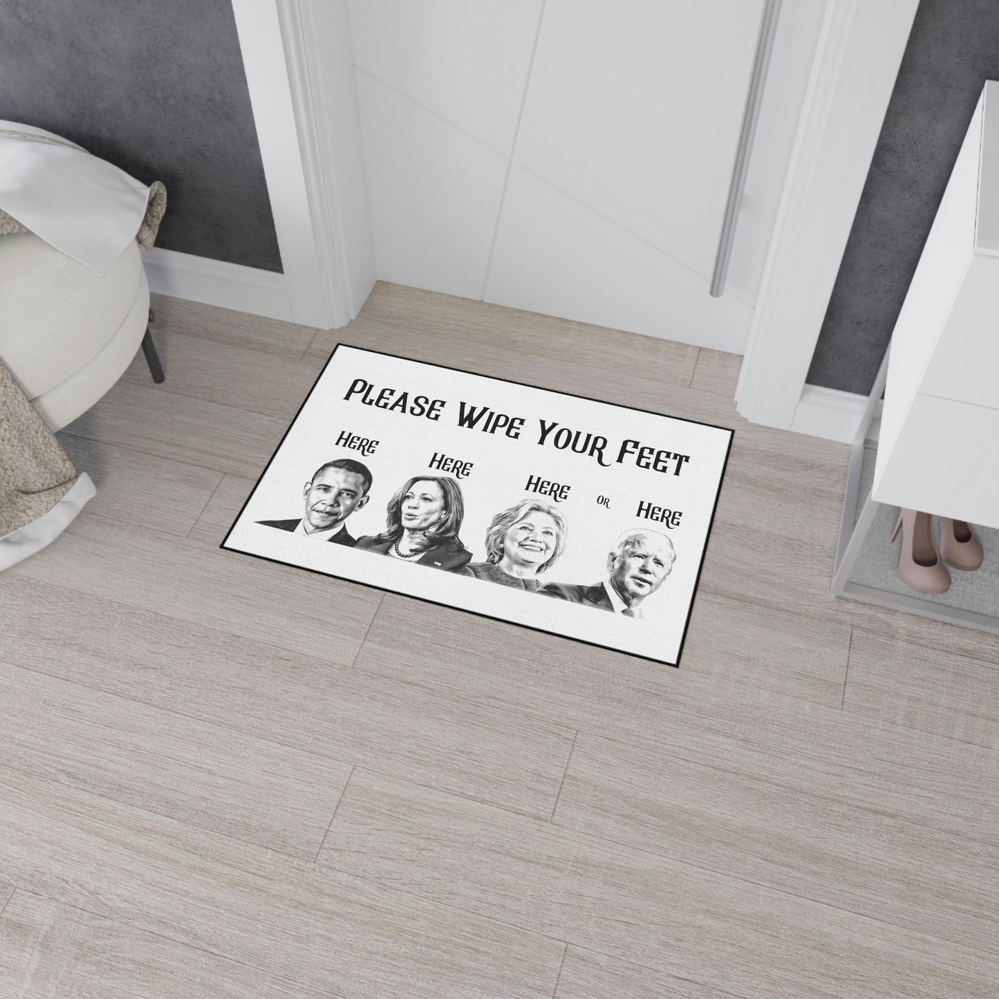 "Please Wipe Your Feet HERE" Funny Door Mat - Weave Got Gifts - Unique Gifts You Won’t Find Anywhere Else!