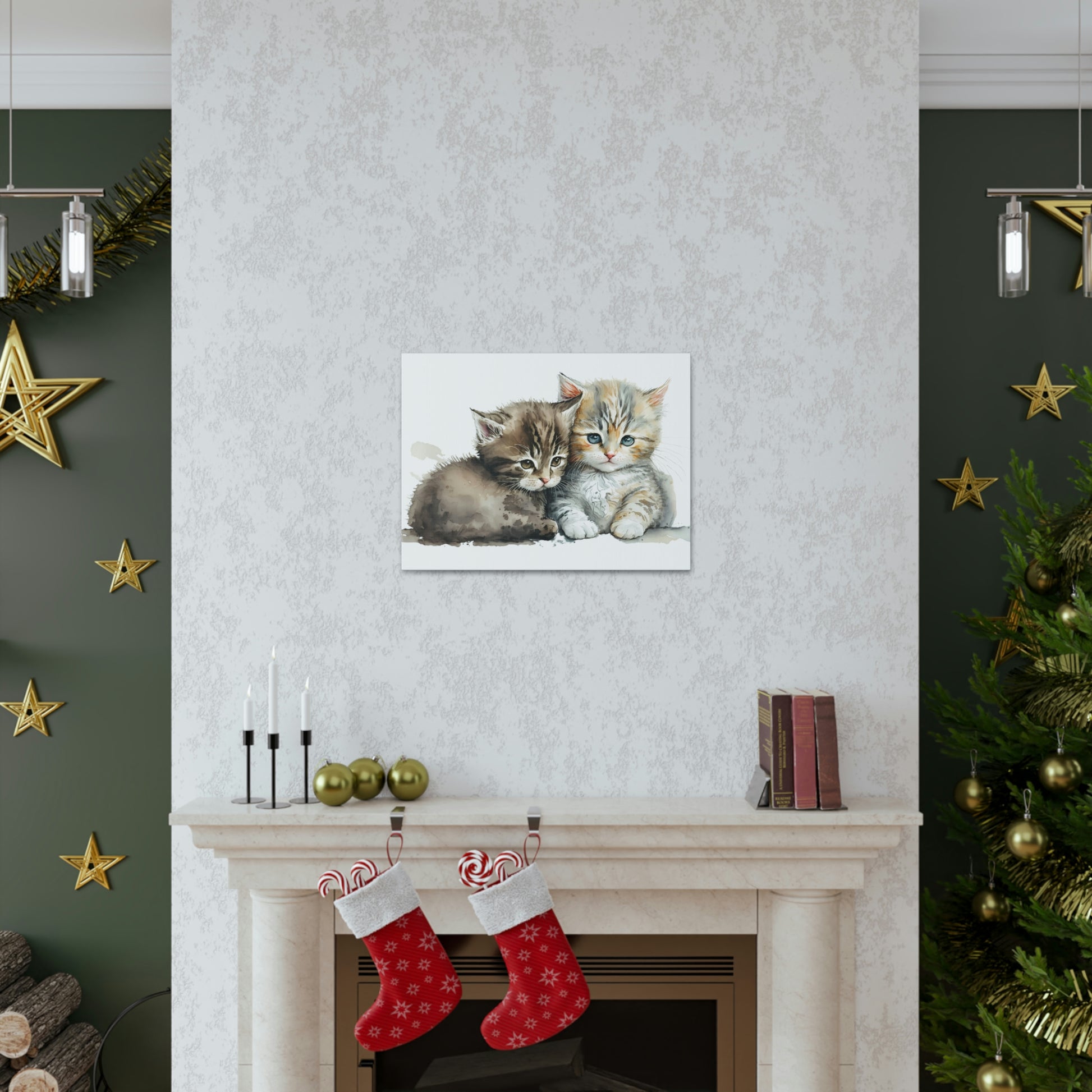 "Cuddling Kittens" Wall Art - Weave Got Gifts - Unique Gifts You Won’t Find Anywhere Else!