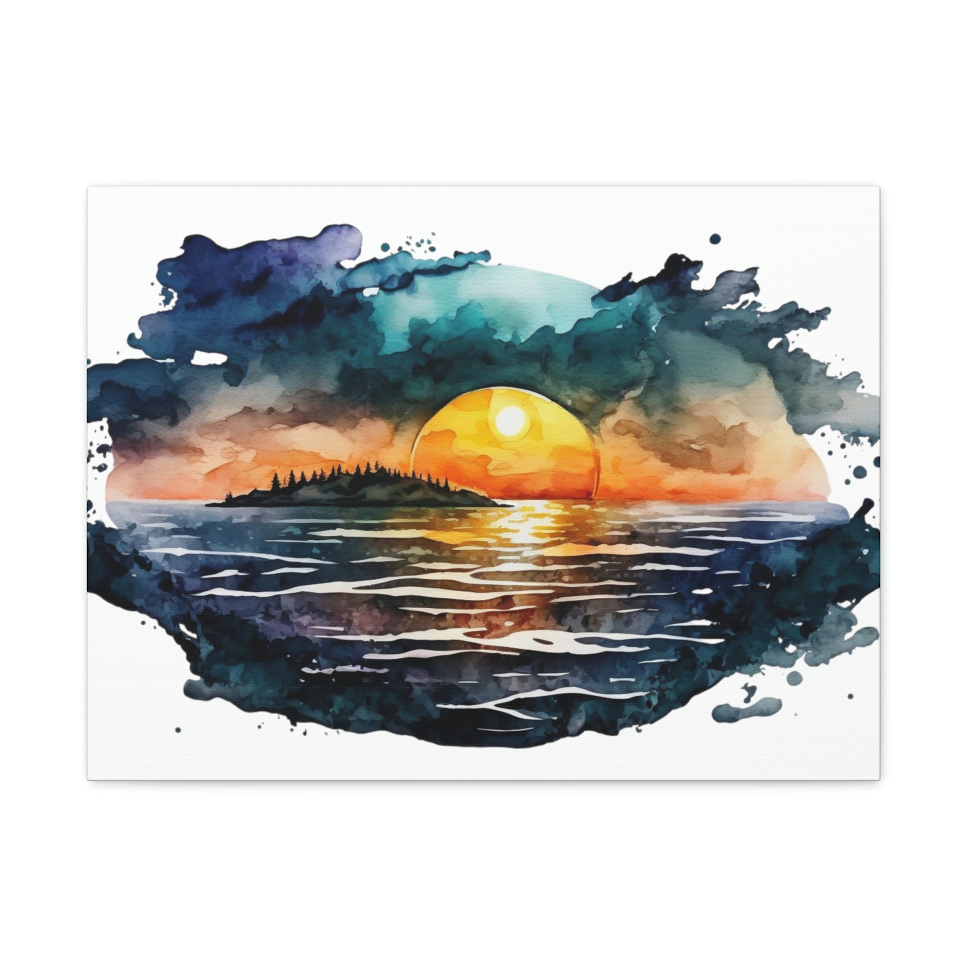 "Sunset At The Lake" Wall Art - Weave Got Gifts - Unique Gifts You Won’t Find Anywhere Else!