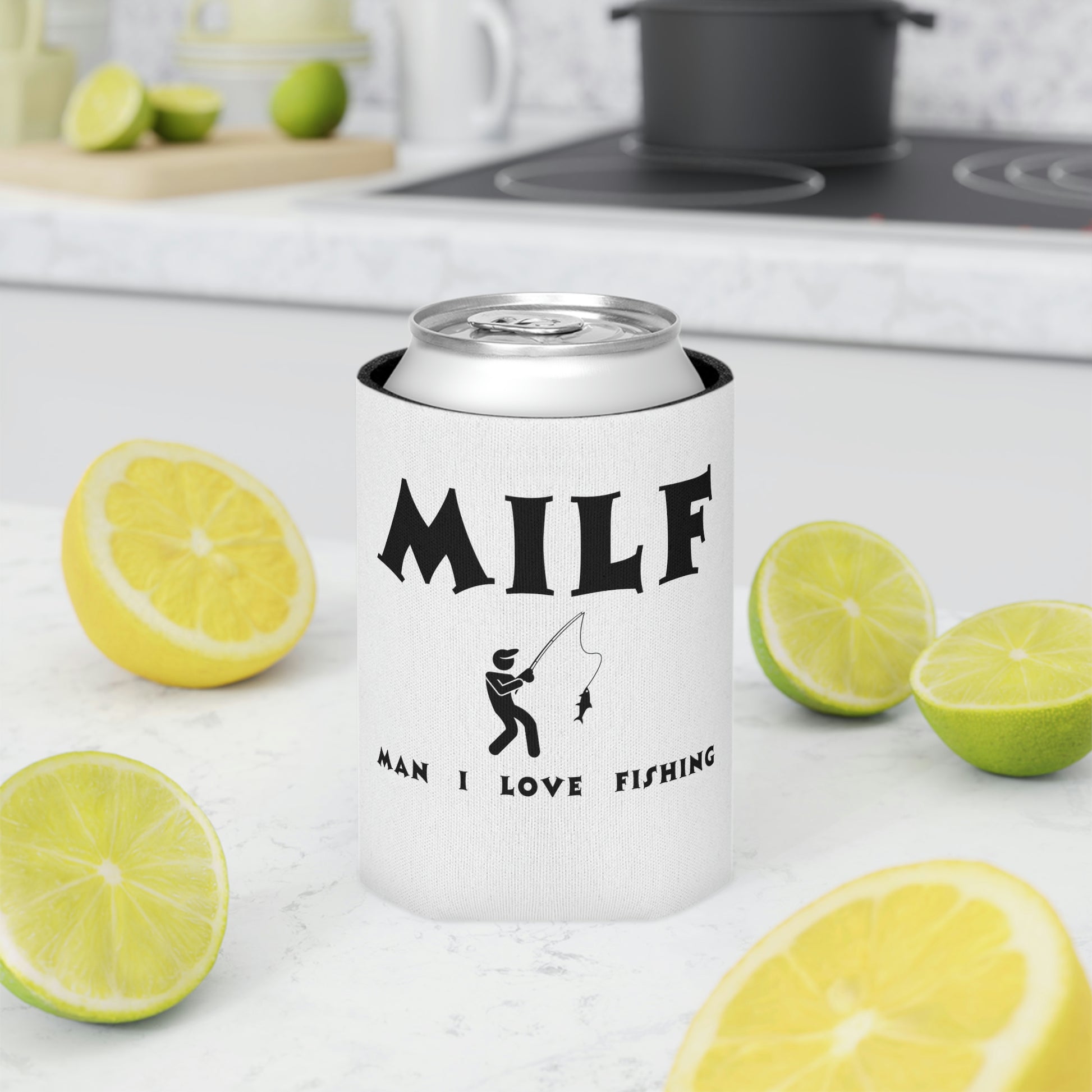 "MILF Man I Love Fishing" Can Cooler - Weave Got Gifts - Unique Gifts You Won’t Find Anywhere Else!
