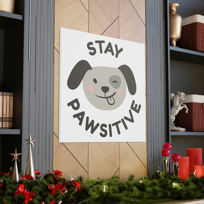 Positive dog artwork for living room or bathroom

