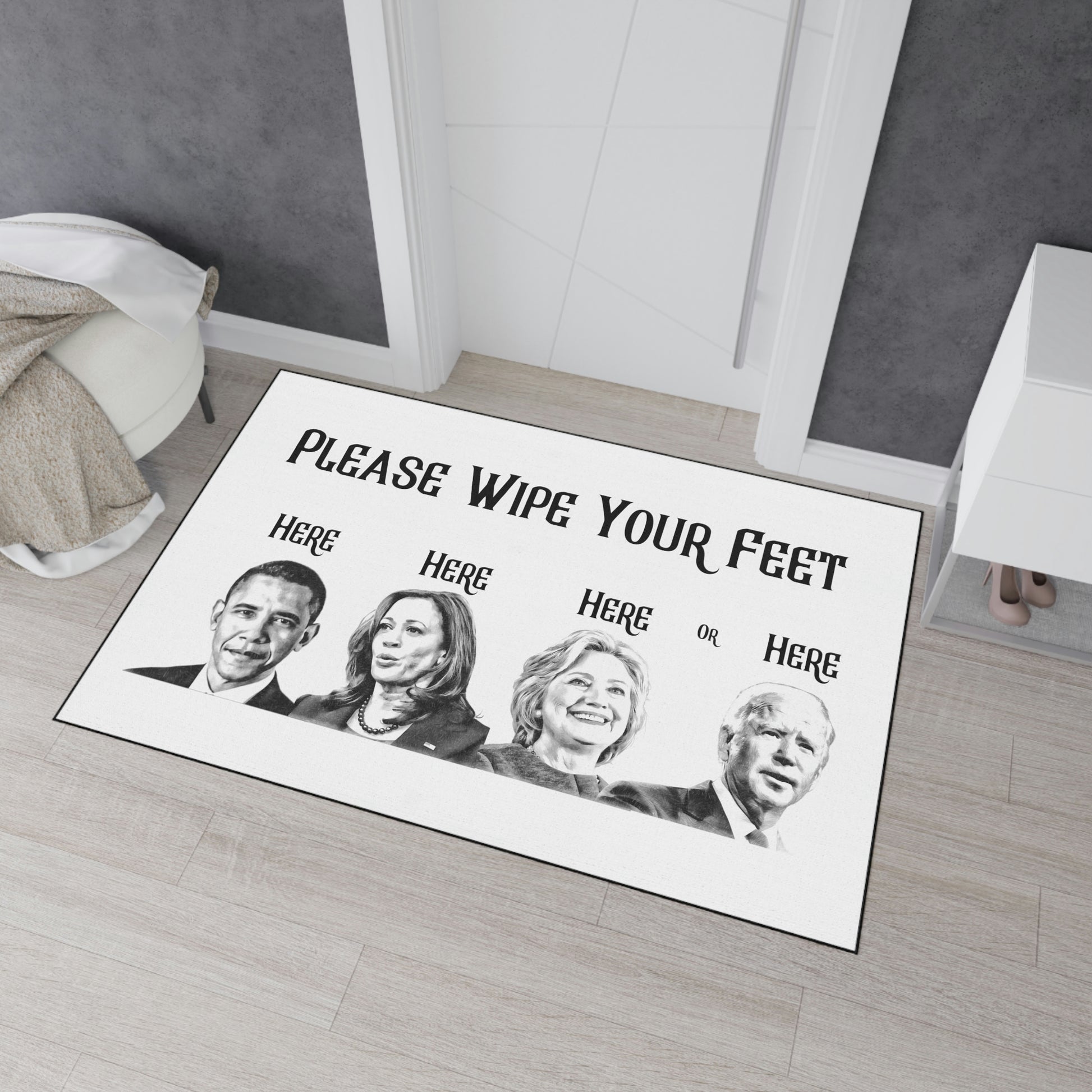 "Please Wipe Your Feet HERE" Funny Door Mat - Weave Got Gifts - Unique Gifts You Won’t Find Anywhere Else!