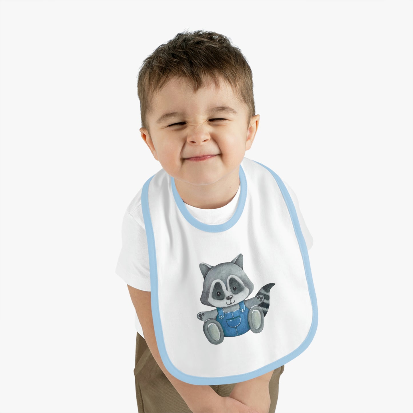 "Baby Boy Raccoon" Baby Bib - Weave Got Gifts - Unique Gifts You Won’t Find Anywhere Else!