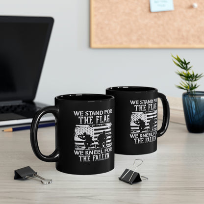 "Stand For The Flag, Kneel For The Fallen" Coffee Mug - Weave Got Gifts - Unique Gifts You Won’t Find Anywhere Else!