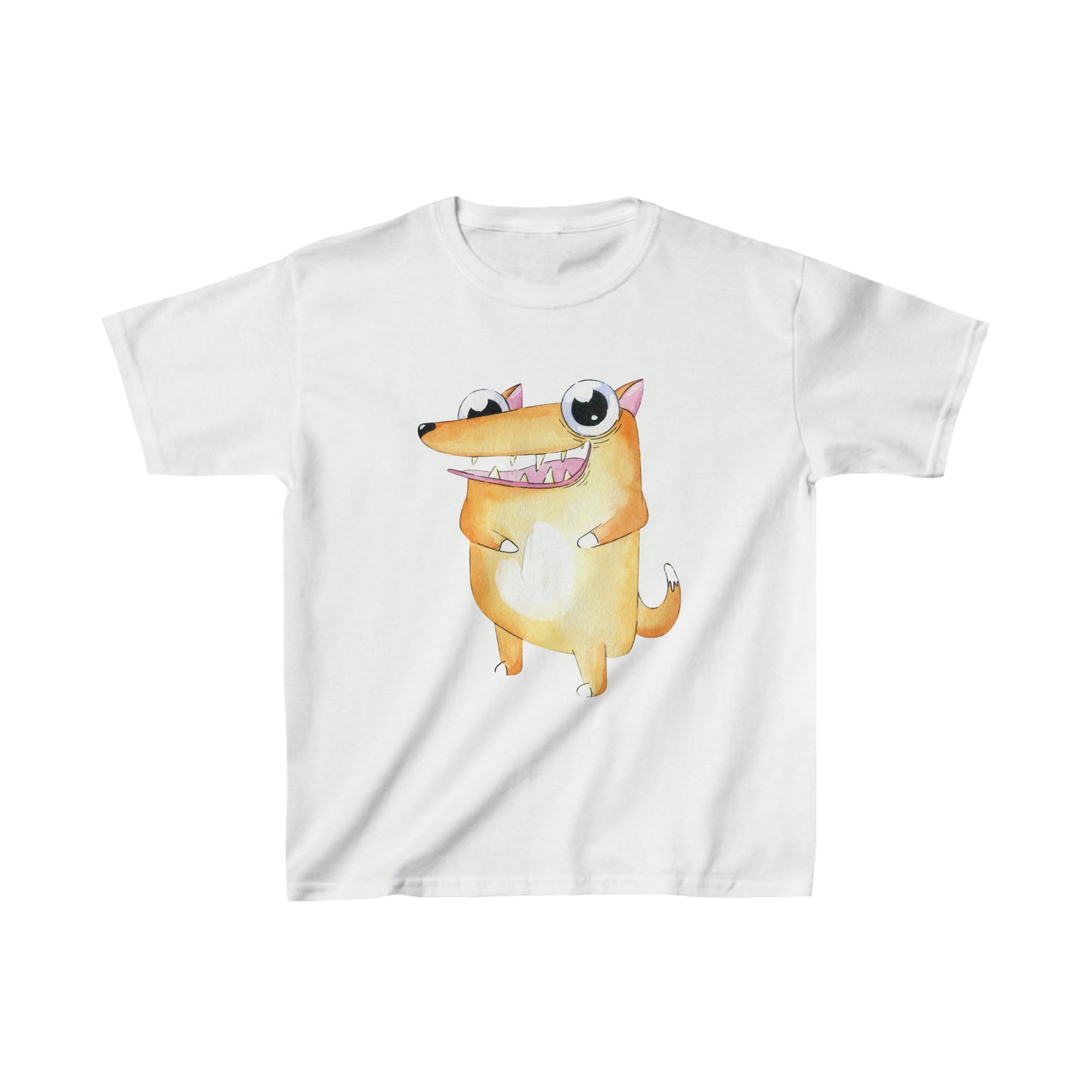 Cute dog t-shirt for kids with fun graphic
