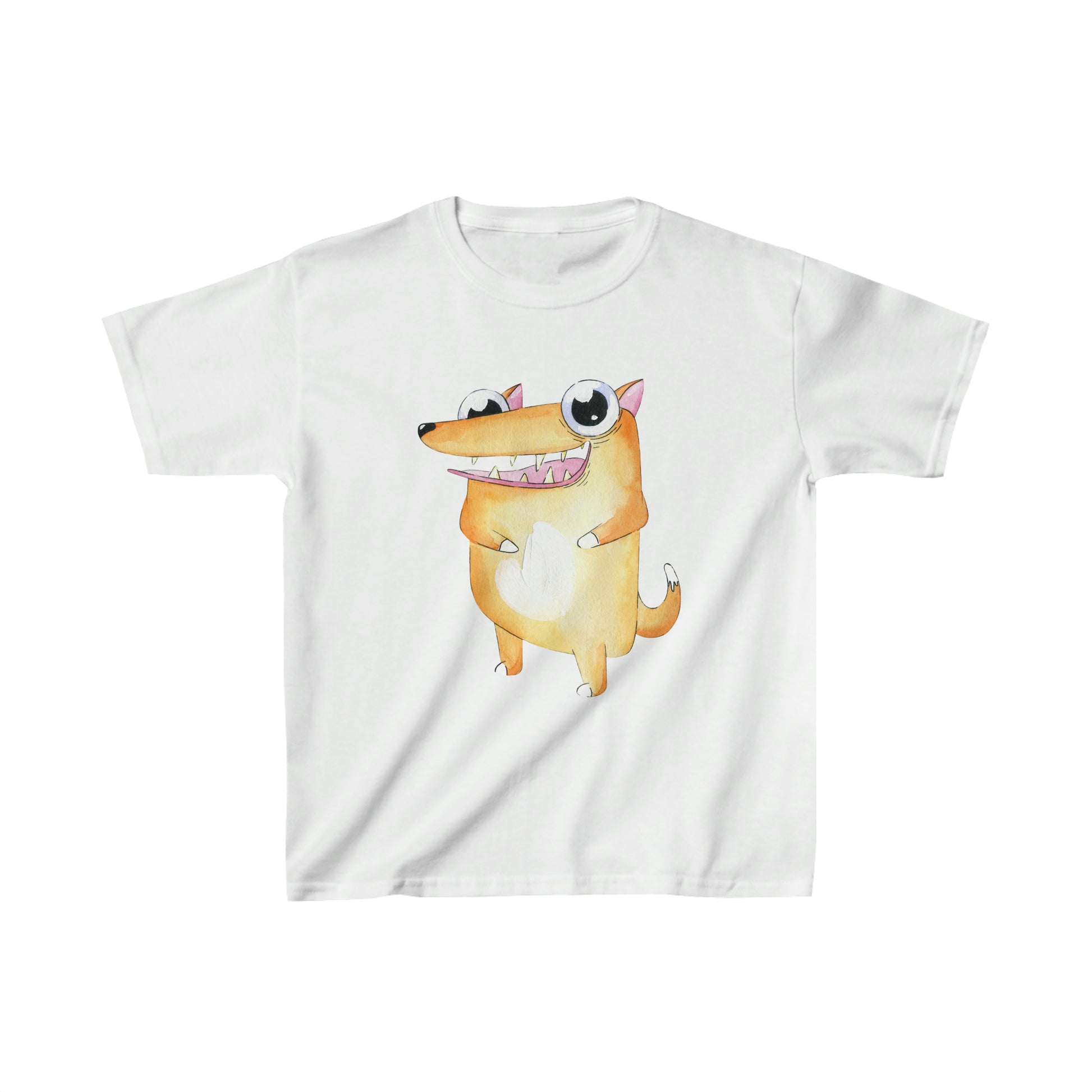 Cute dog t-shirt for kids with fun graphic
