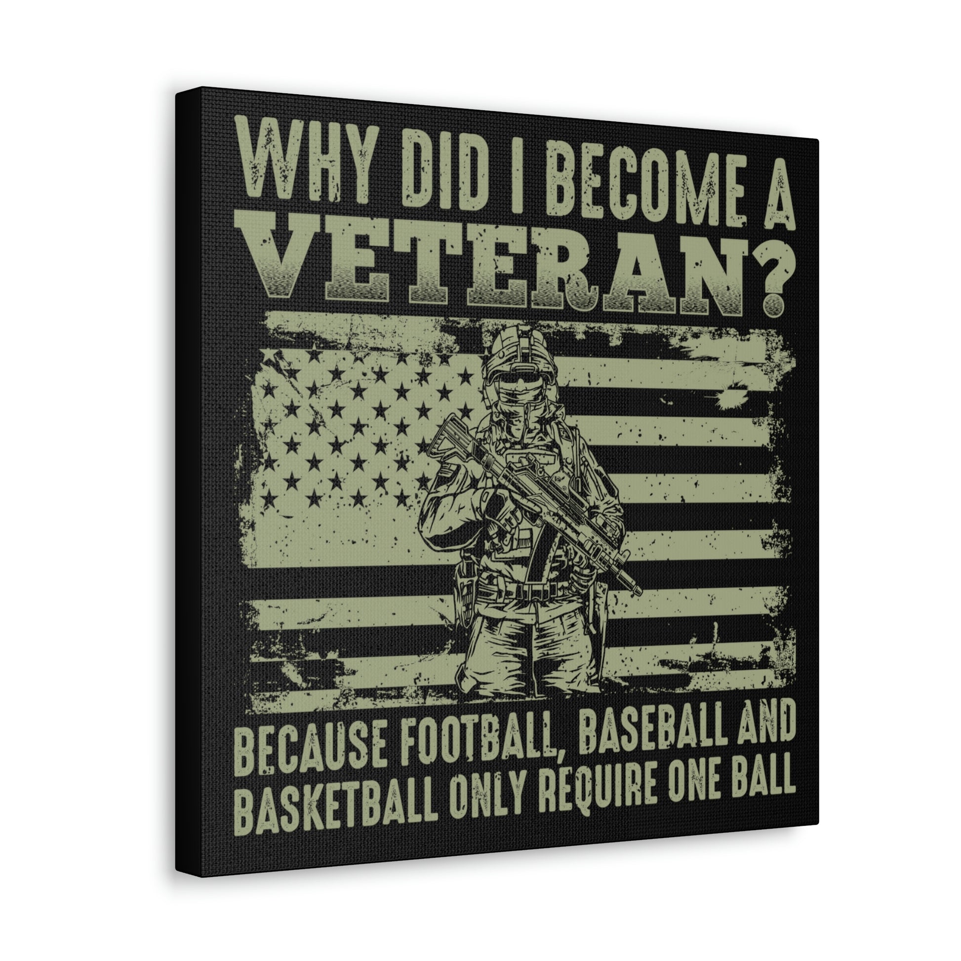 "Why Did I Become A Veteran?" Wall Art - Weave Got Gifts - Unique Gifts You Won’t Find Anywhere Else!