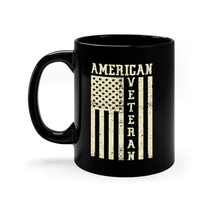 "American Veteran" Black Mug - Weave Got Gifts - Unique Gifts You Won’t Find Anywhere Else!