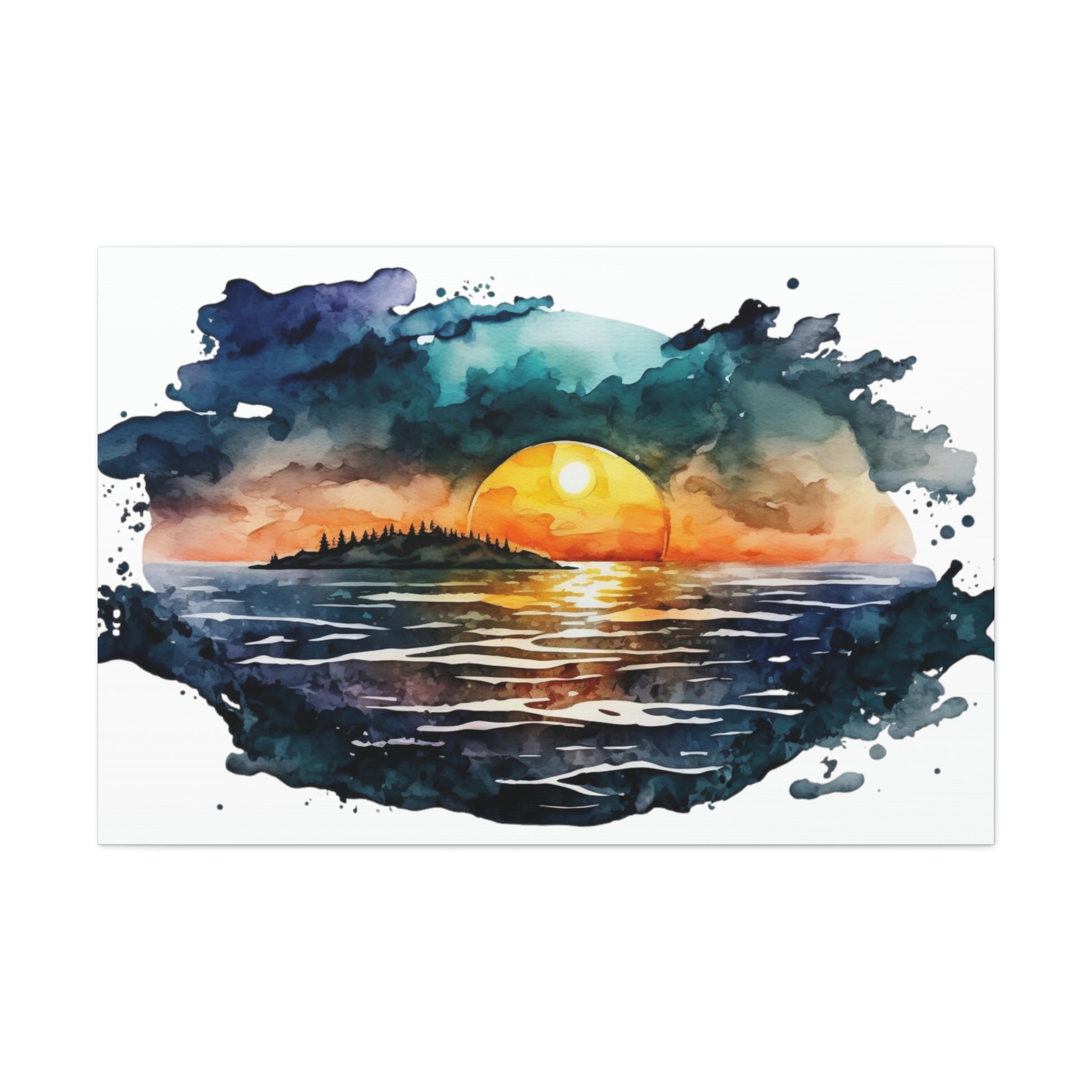 "Sunset At The Lake" Wall Art - Weave Got Gifts - Unique Gifts You Won’t Find Anywhere Else!