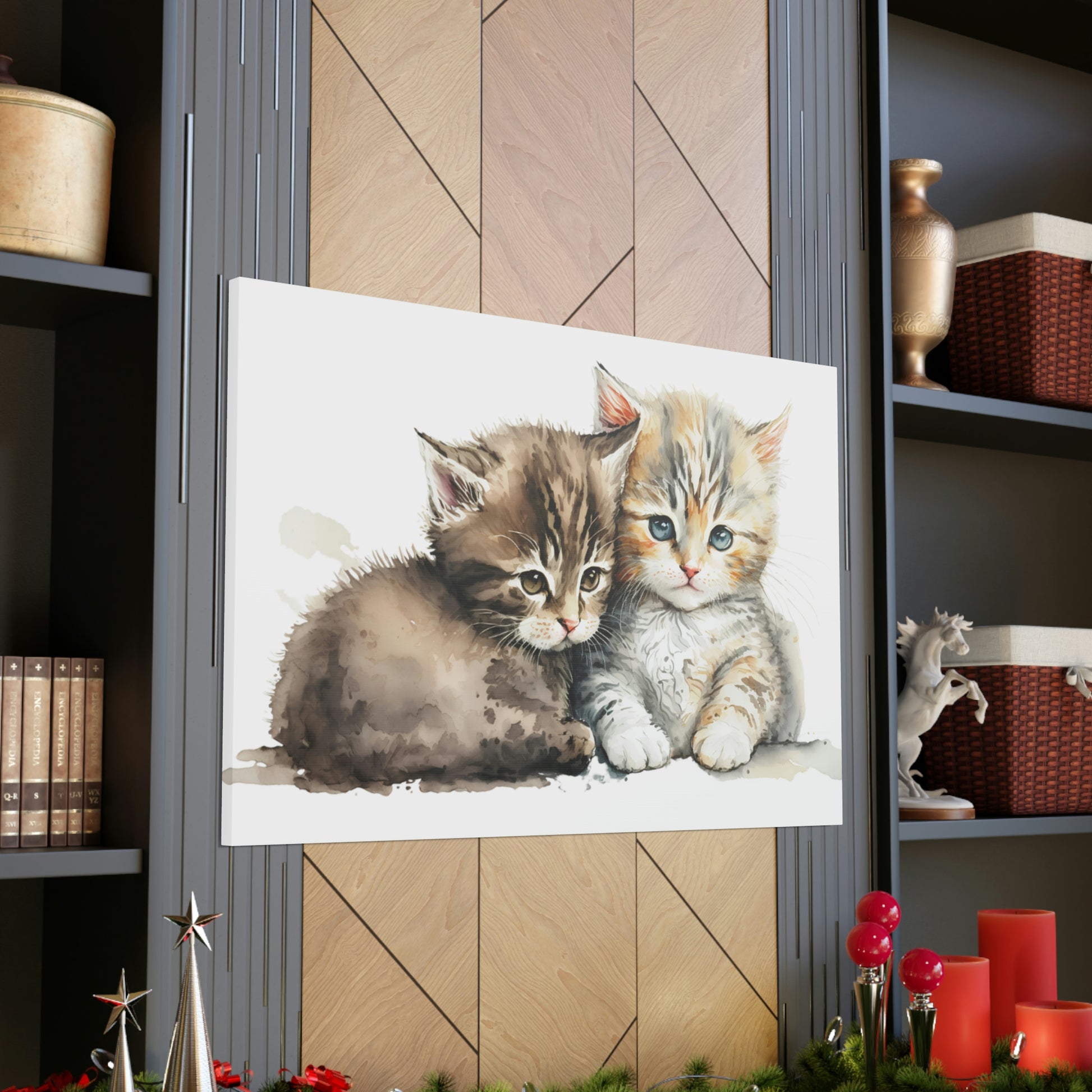 "Cuddling Kittens" Wall Art - Weave Got Gifts - Unique Gifts You Won’t Find Anywhere Else!
