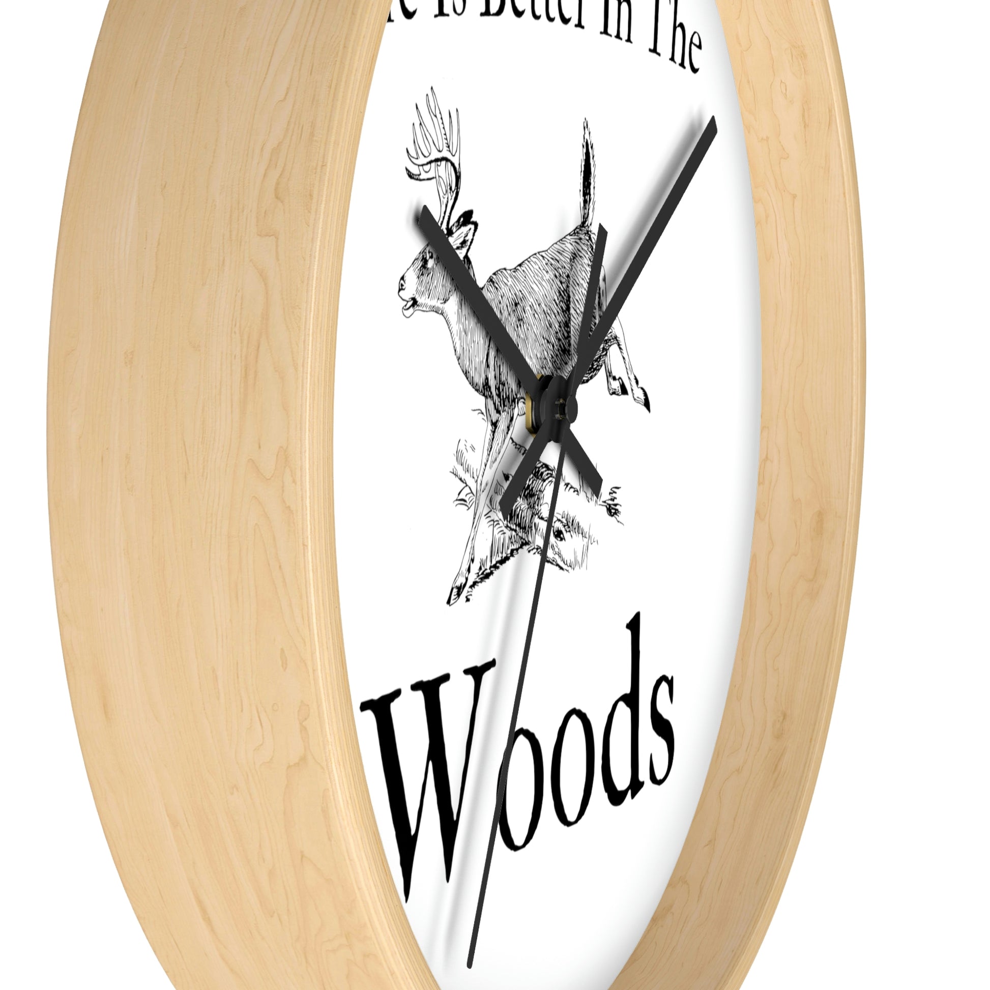 “Life Is Better In The Woods” Clock - Weave Got Gifts - Unique Gifts You Won’t Find Anywhere Else!