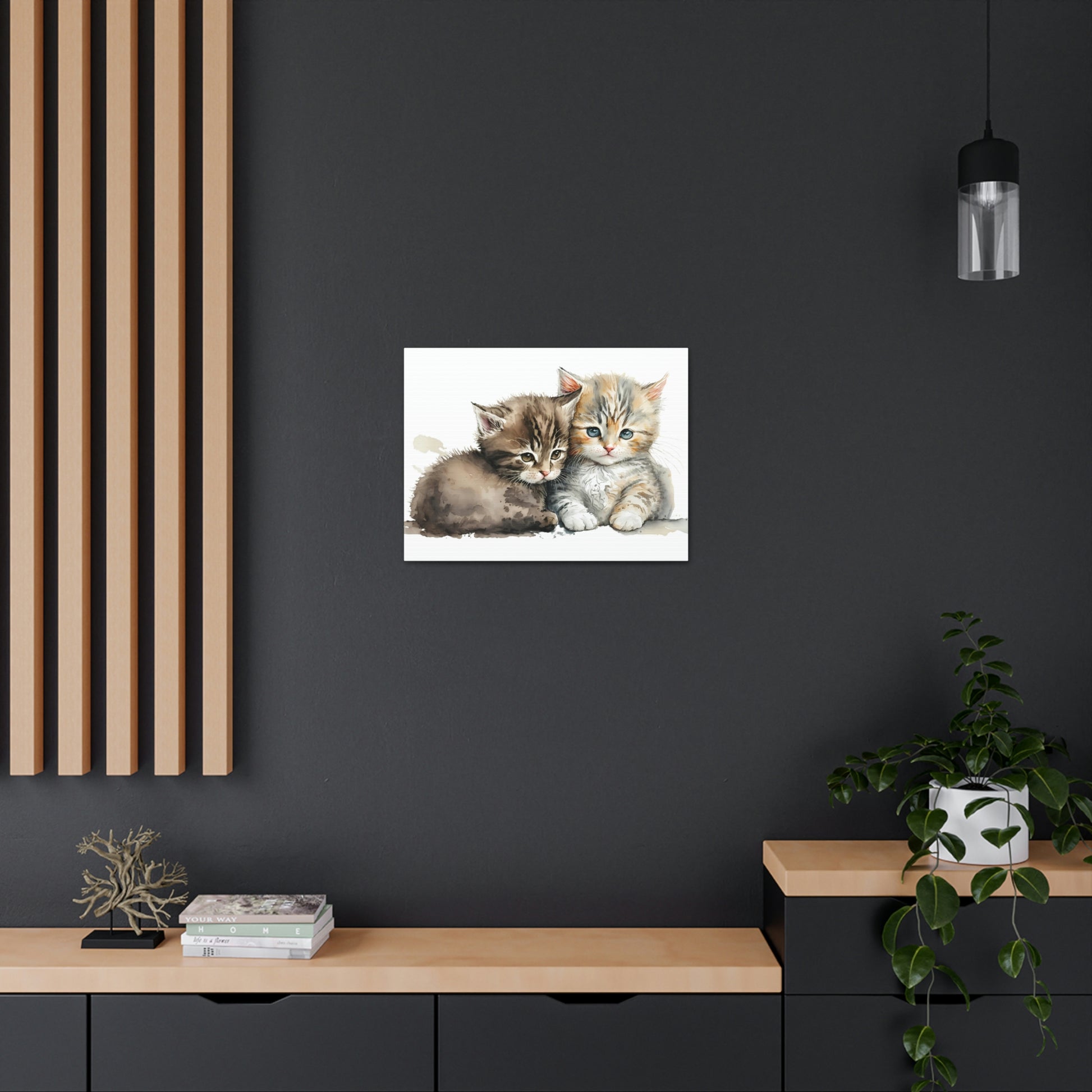 "Cuddling Kittens" Wall Art - Weave Got Gifts - Unique Gifts You Won’t Find Anywhere Else!