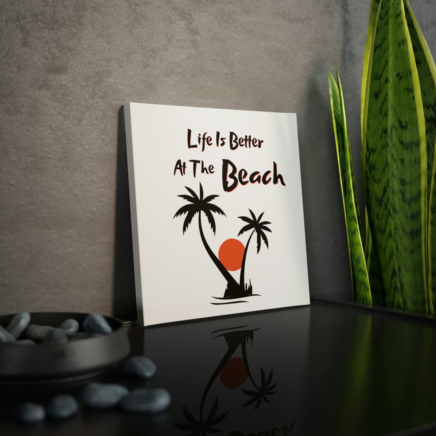 "Life Is Better At The Beach" Wall Art - Weave Got Gifts - Unique Gifts You Won’t Find Anywhere Else!