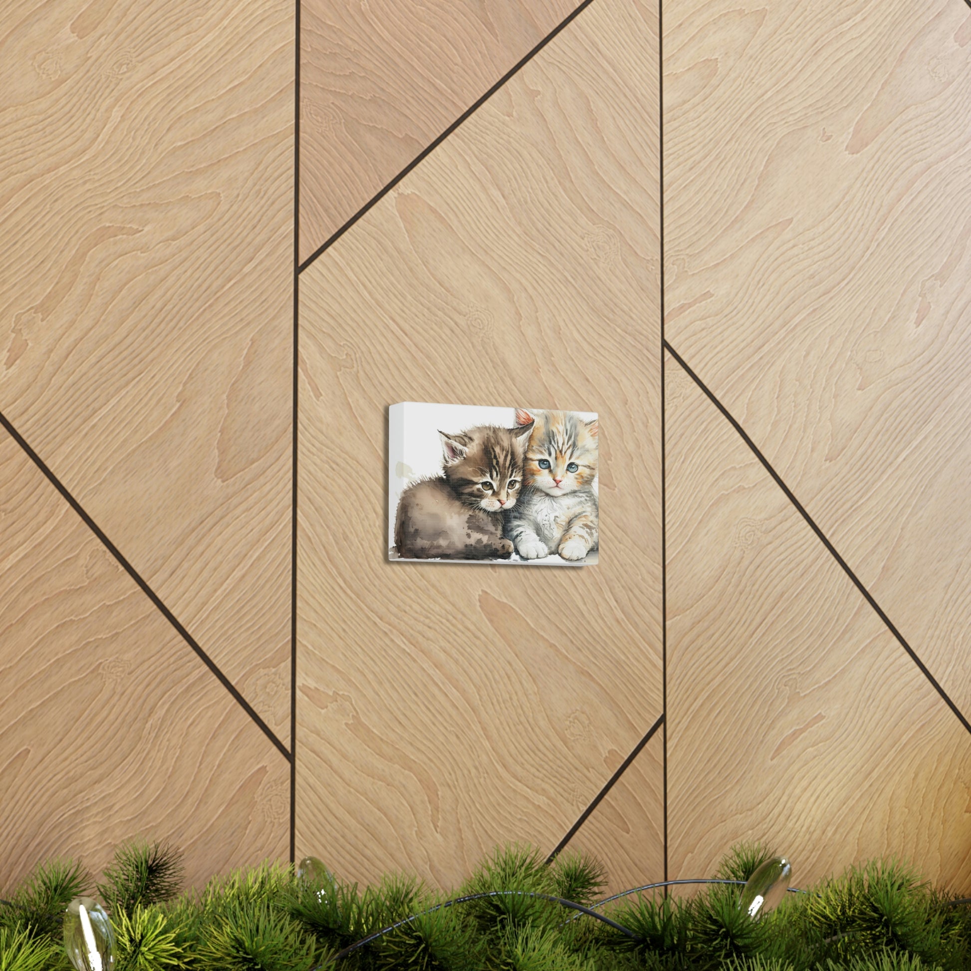 "Cuddling Kittens" Wall Art - Weave Got Gifts - Unique Gifts You Won’t Find Anywhere Else!