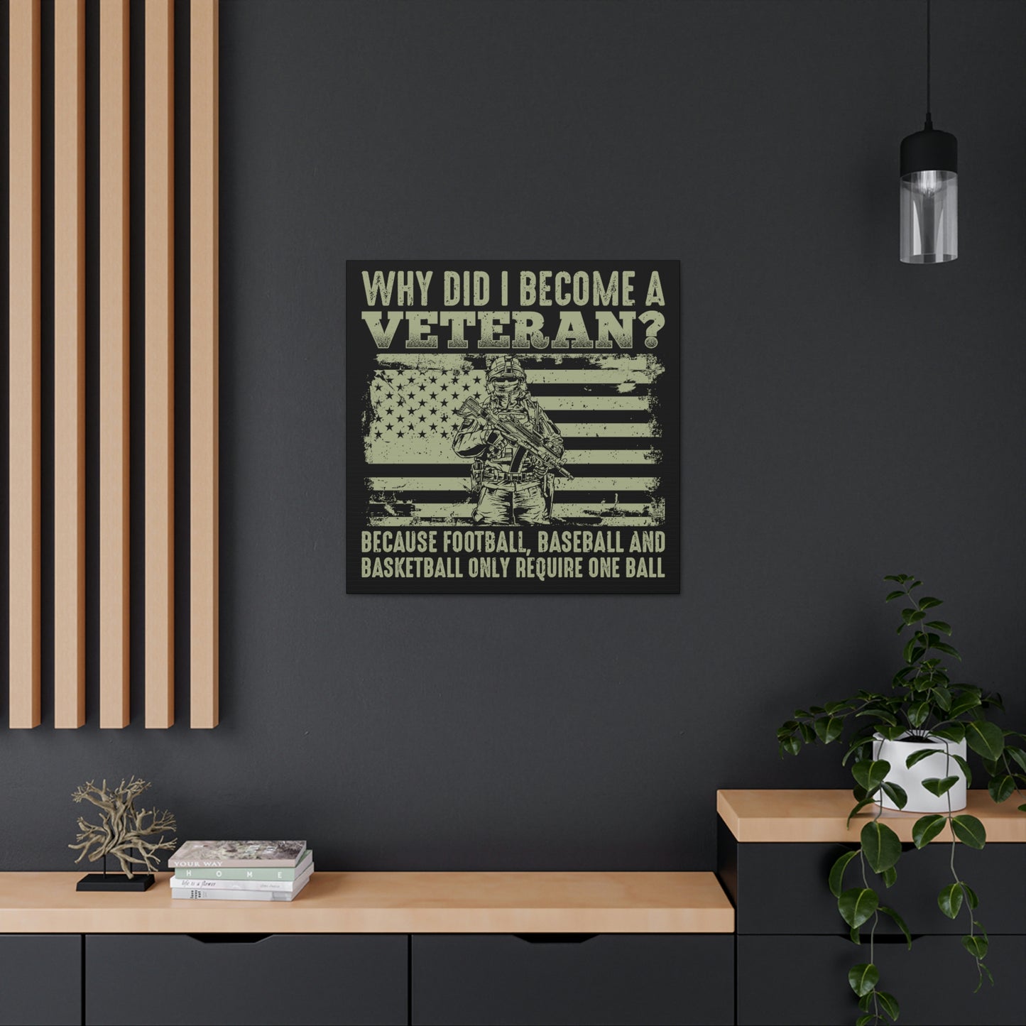 "Why Did I Become A Veteran?" Wall Art - Weave Got Gifts - Unique Gifts You Won’t Find Anywhere Else!