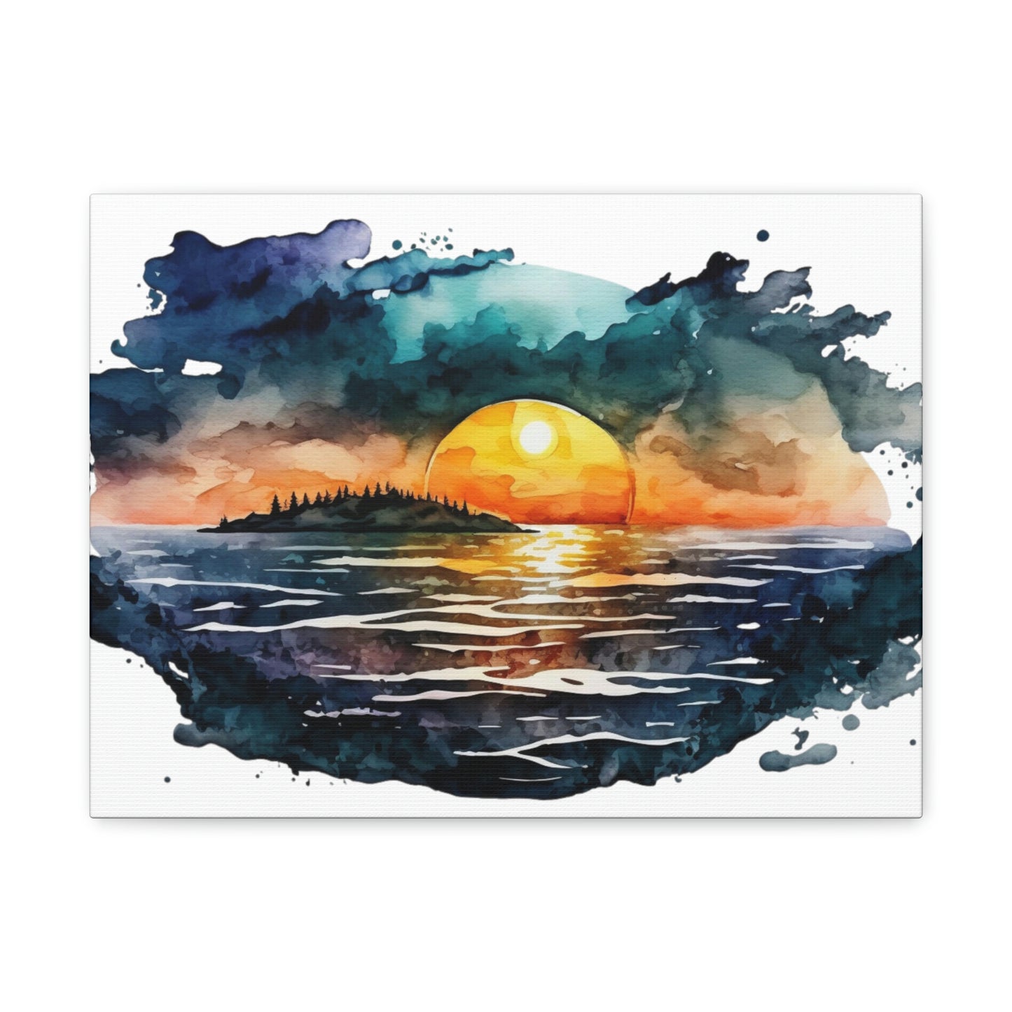 "Sunset At The Lake" Wall Art - Weave Got Gifts - Unique Gifts You Won’t Find Anywhere Else!
