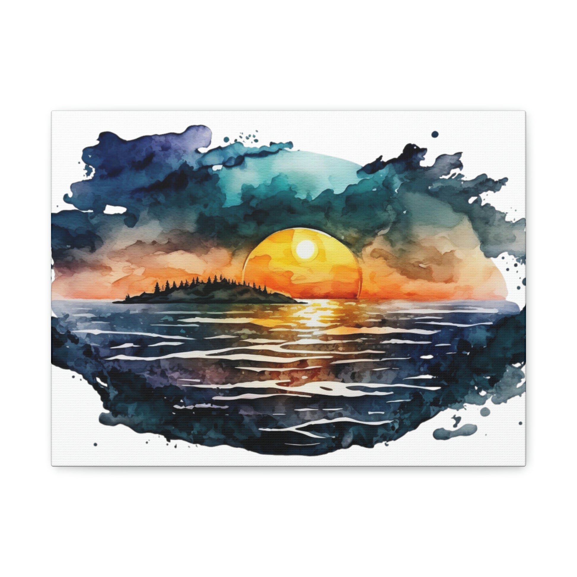 "Sunset At The Lake" Wall Art - Weave Got Gifts - Unique Gifts You Won’t Find Anywhere Else!