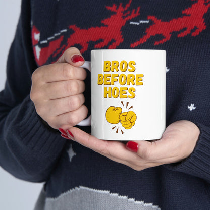 "Bro's Before Hoes" Funny Coffee Mug - Weave Got Gifts - Unique Gifts You Won’t Find Anywhere Else!