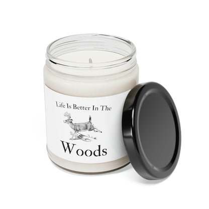 “Life Is Better In The Woods” Scented Soy Candle - Weave Got Gifts - Unique Gifts You Won’t Find Anywhere Else!