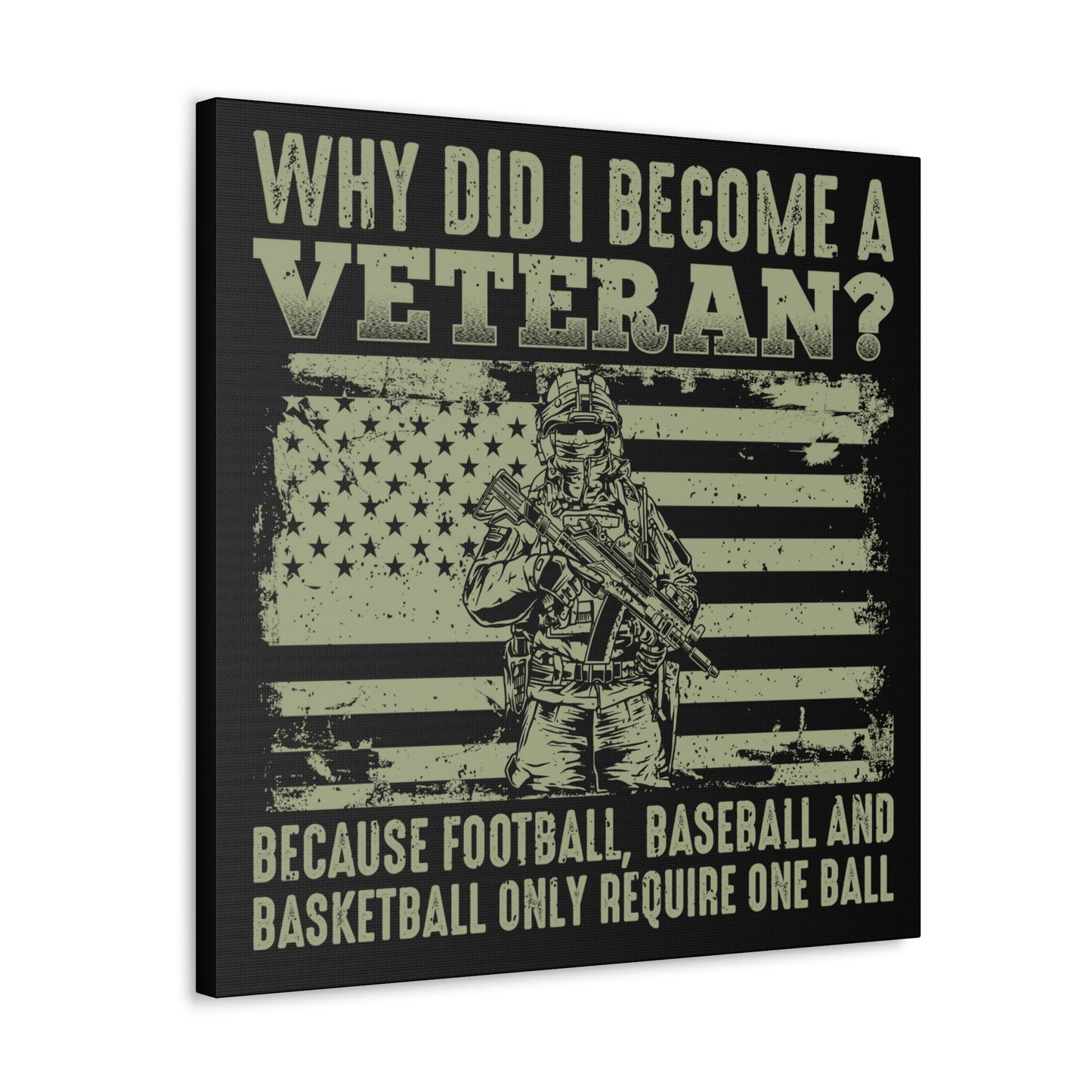 "Why Did I Become A Veteran?" Wall Art - Weave Got Gifts - Unique Gifts You Won’t Find Anywhere Else!