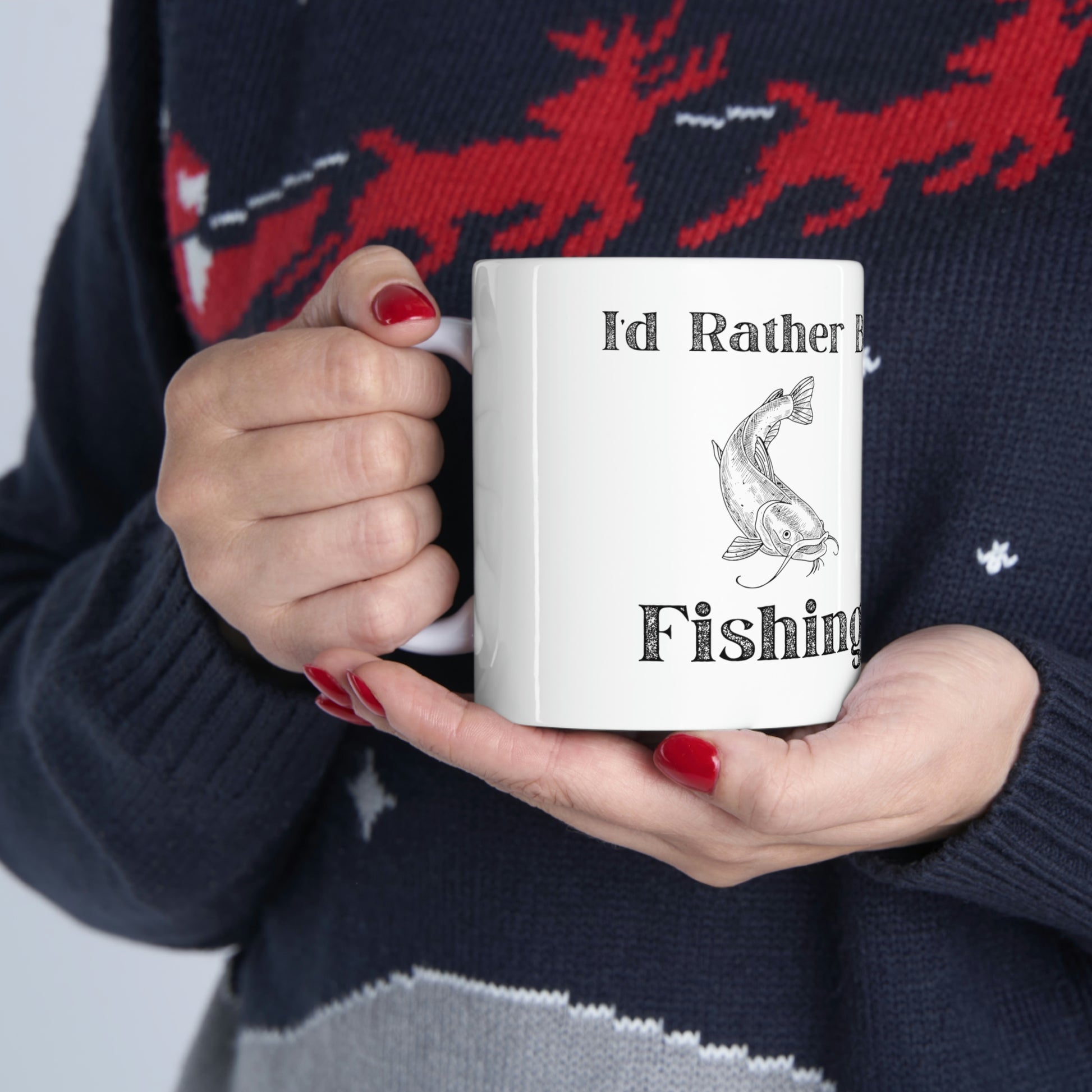 "I'd Rather Be Fishing" Coffee Mug - Weave Got Gifts - Unique Gifts You Won’t Find Anywhere Else!