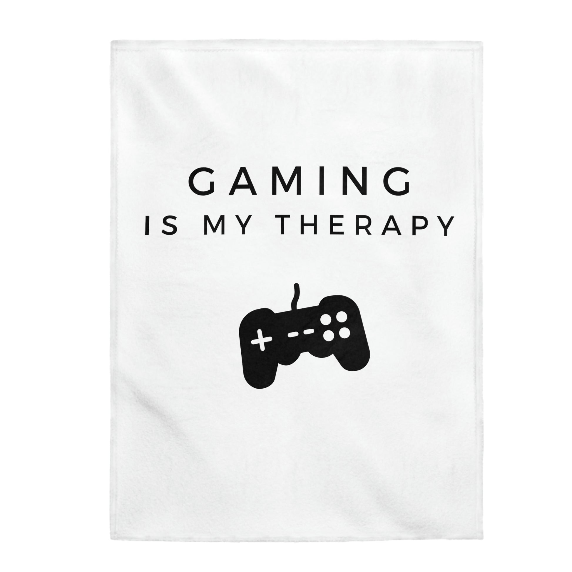 "Gaming Is My Therapy" Plush Blanket - Weave Got Gifts - Unique Gifts You Won’t Find Anywhere Else!