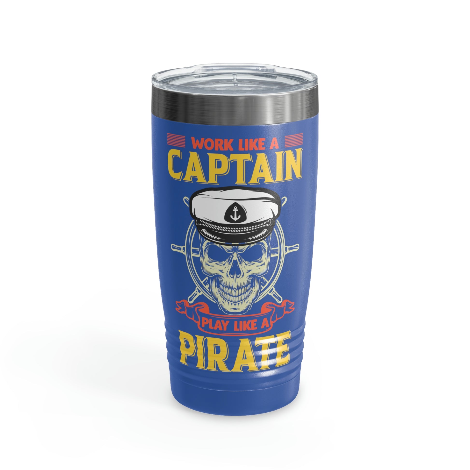 "Work Like A Captain, Play Like A Pirate" Tumbler - Weave Got Gifts - Unique Gifts You Won’t Find Anywhere Else!