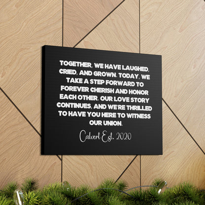 "Custom Text Wedding Day" Wall Art - Weave Got Gifts - Unique Gifts You Won’t Find Anywhere Else!