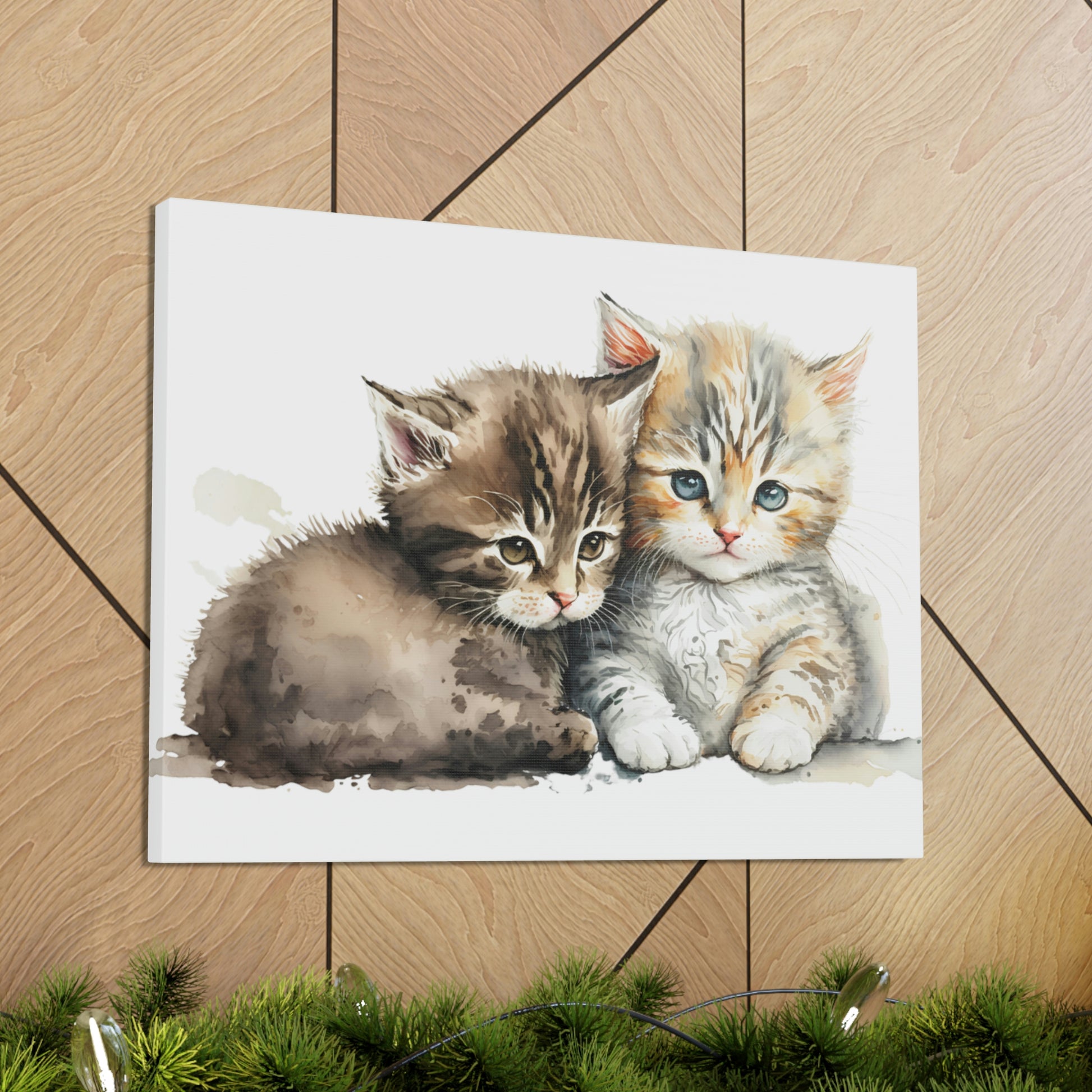 "Cuddling Kittens" Wall Art - Weave Got Gifts - Unique Gifts You Won’t Find Anywhere Else!