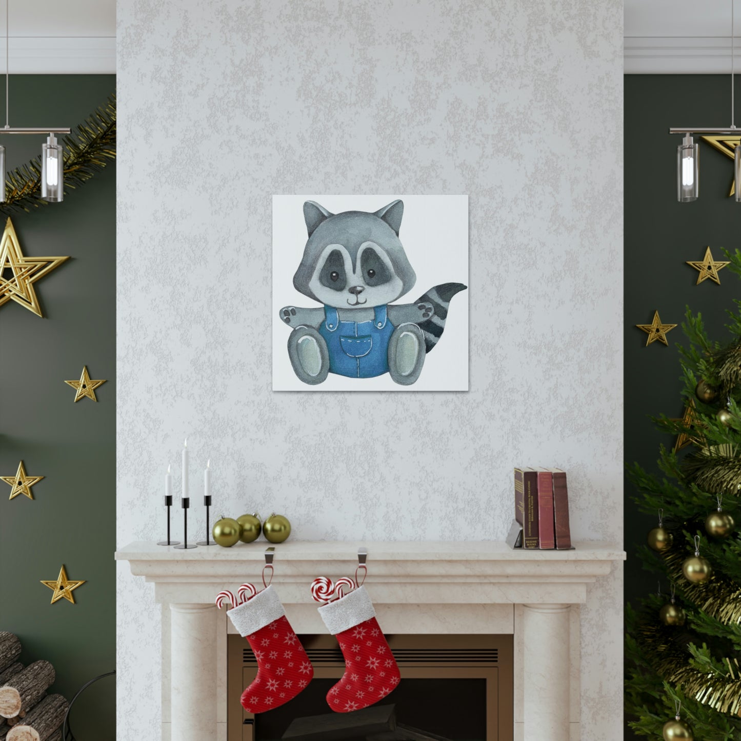 "Blue Boy Raccoon" Wall Art - Weave Got Gifts - Unique Gifts You Won’t Find Anywhere Else!