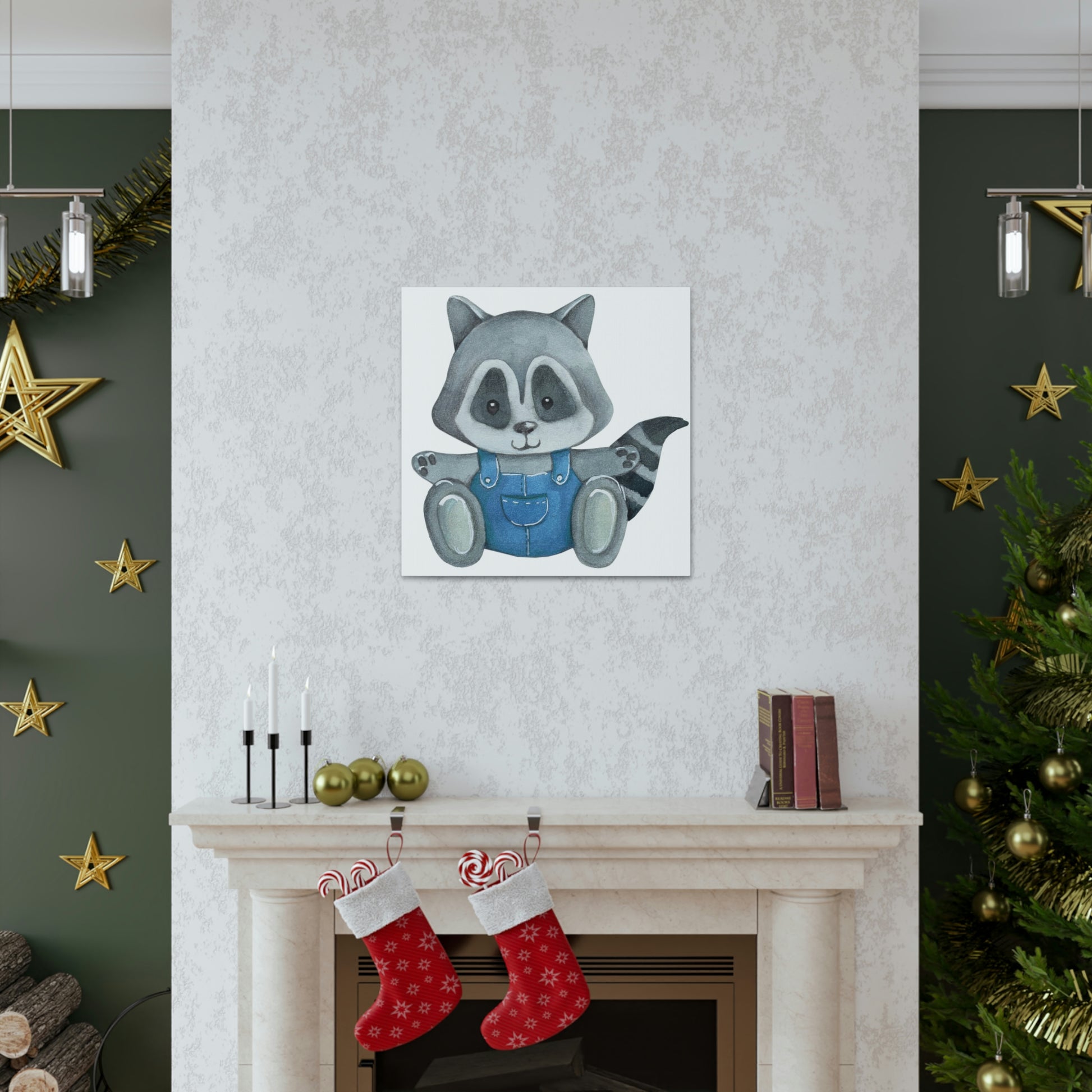 "Blue Boy Raccoon" Wall Art - Weave Got Gifts - Unique Gifts You Won’t Find Anywhere Else!