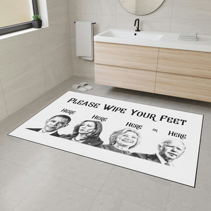 "Please Wipe Your Feet HERE" Funny Door Mat - Weave Got Gifts - Unique Gifts You Won’t Find Anywhere Else!