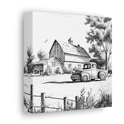 "Rustic Farm Memories" Canvas Wall Art - Weave Got Gifts - Unique Gifts You Won’t Find Anywhere Else!