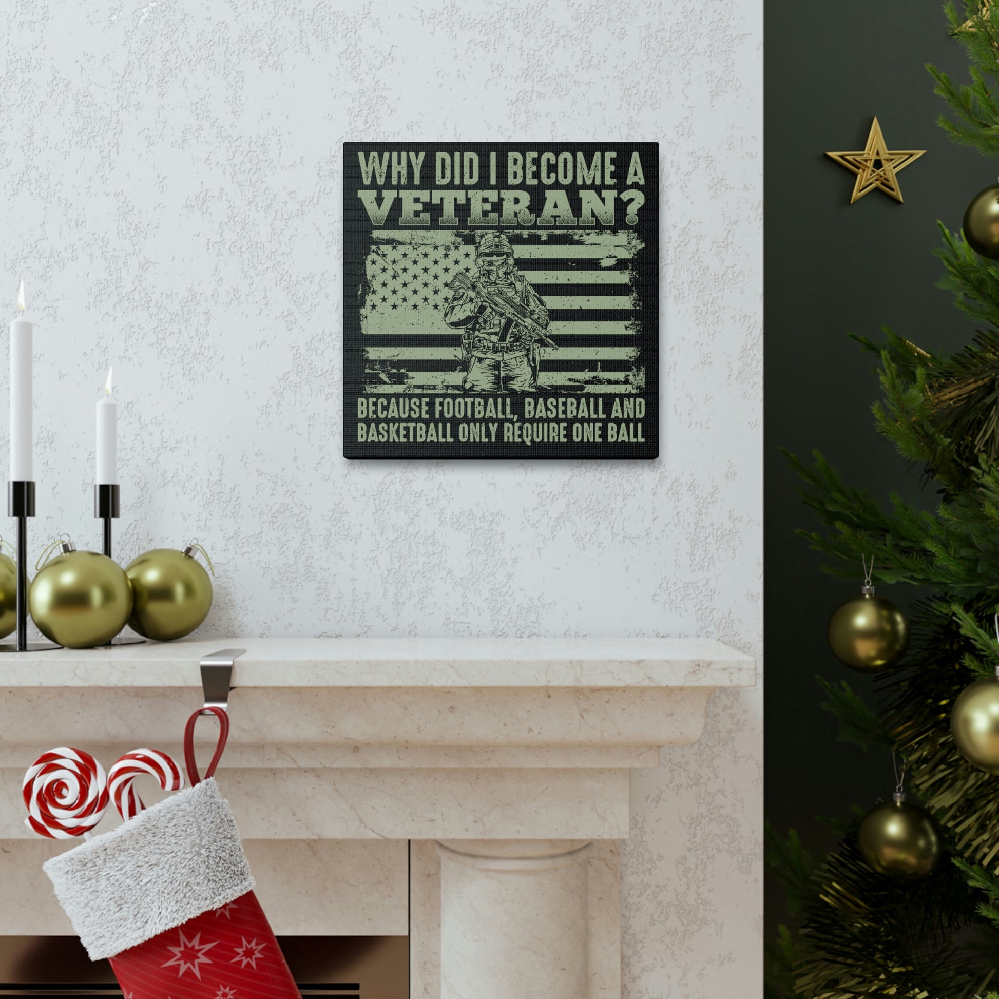"Why Did I Become A Veteran?" Wall Art - Weave Got Gifts - Unique Gifts You Won’t Find Anywhere Else!