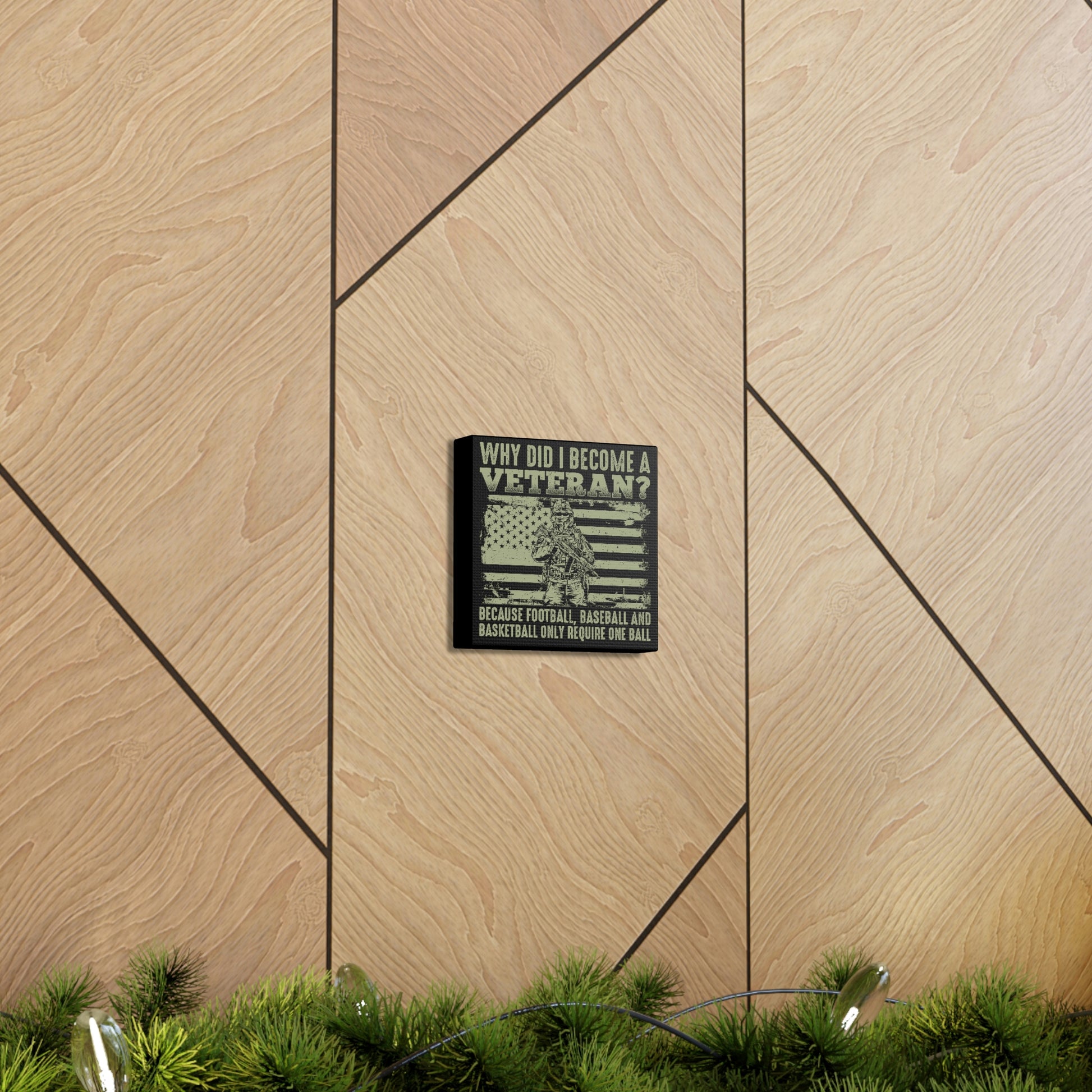 "Why Did I Become A Veteran?" Wall Art - Weave Got Gifts - Unique Gifts You Won’t Find Anywhere Else!