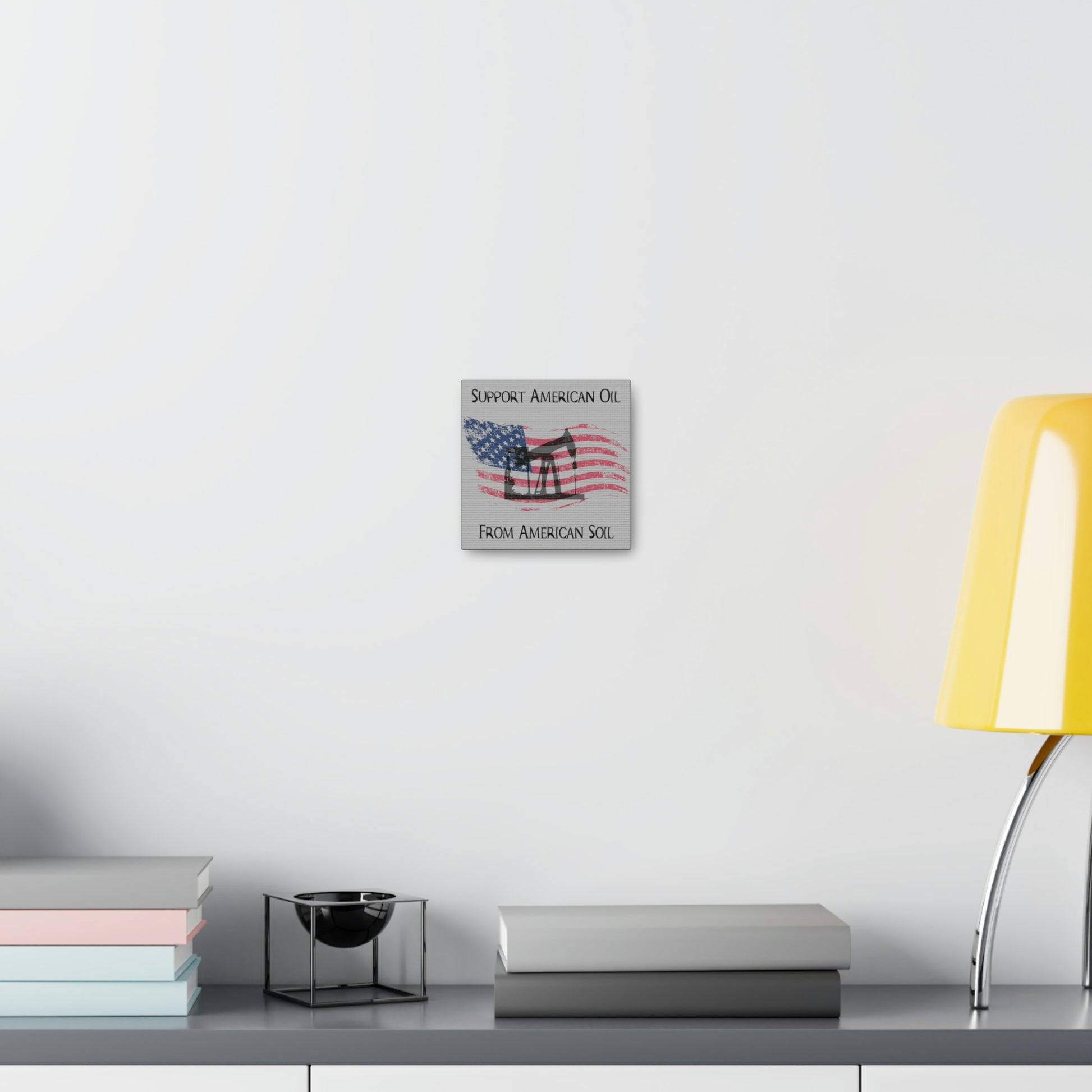 “American Oil, American Soil” Canvas Wall Art - Weave Got Gifts - Unique Gifts You Won’t Find Anywhere Else!
