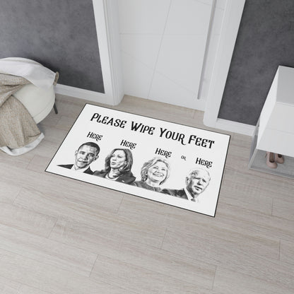 "Please Wipe Your Feet HERE" Funny Door Mat - Weave Got Gifts - Unique Gifts You Won’t Find Anywhere Else!