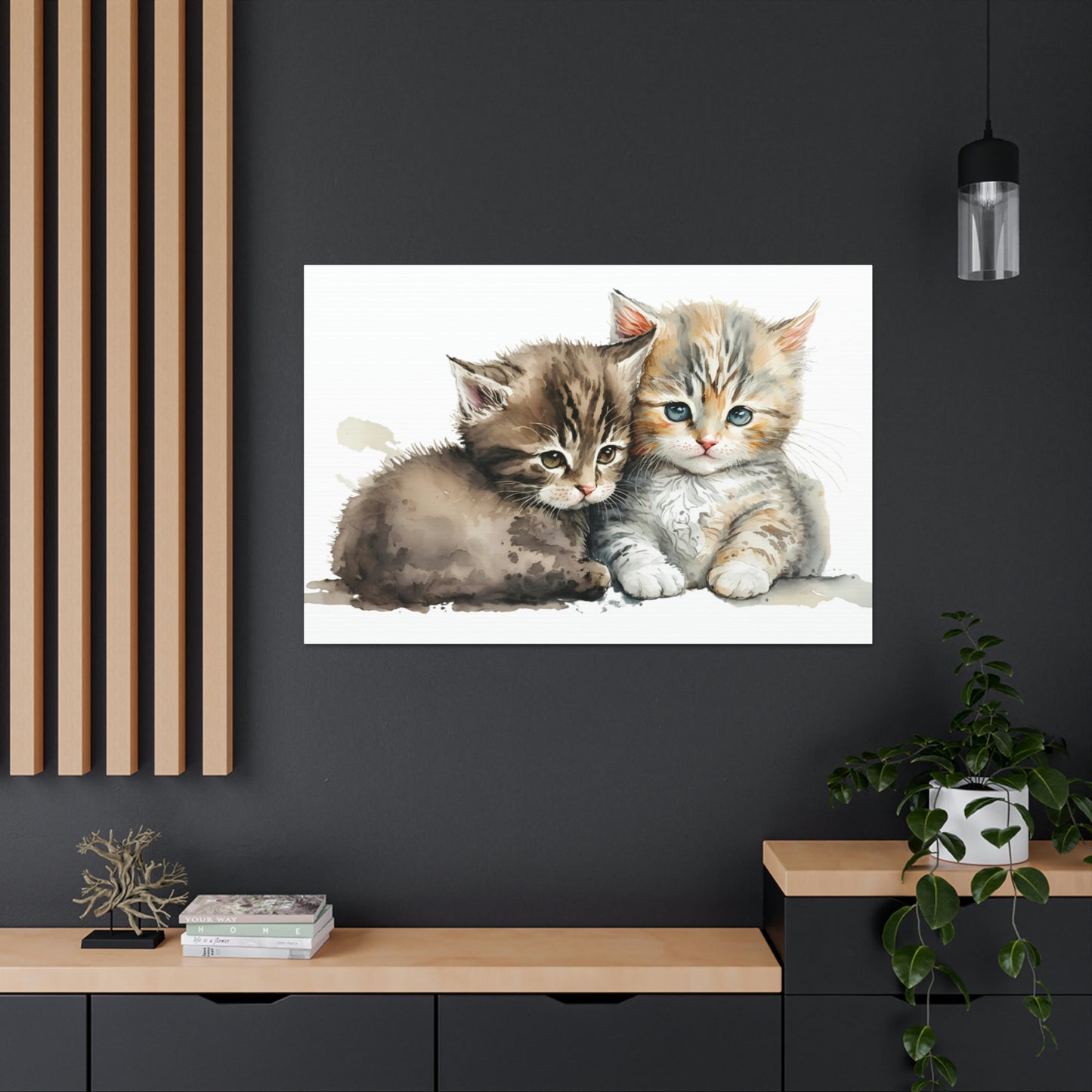 "Cuddling Kittens" Wall Art - Weave Got Gifts - Unique Gifts You Won’t Find Anywhere Else!