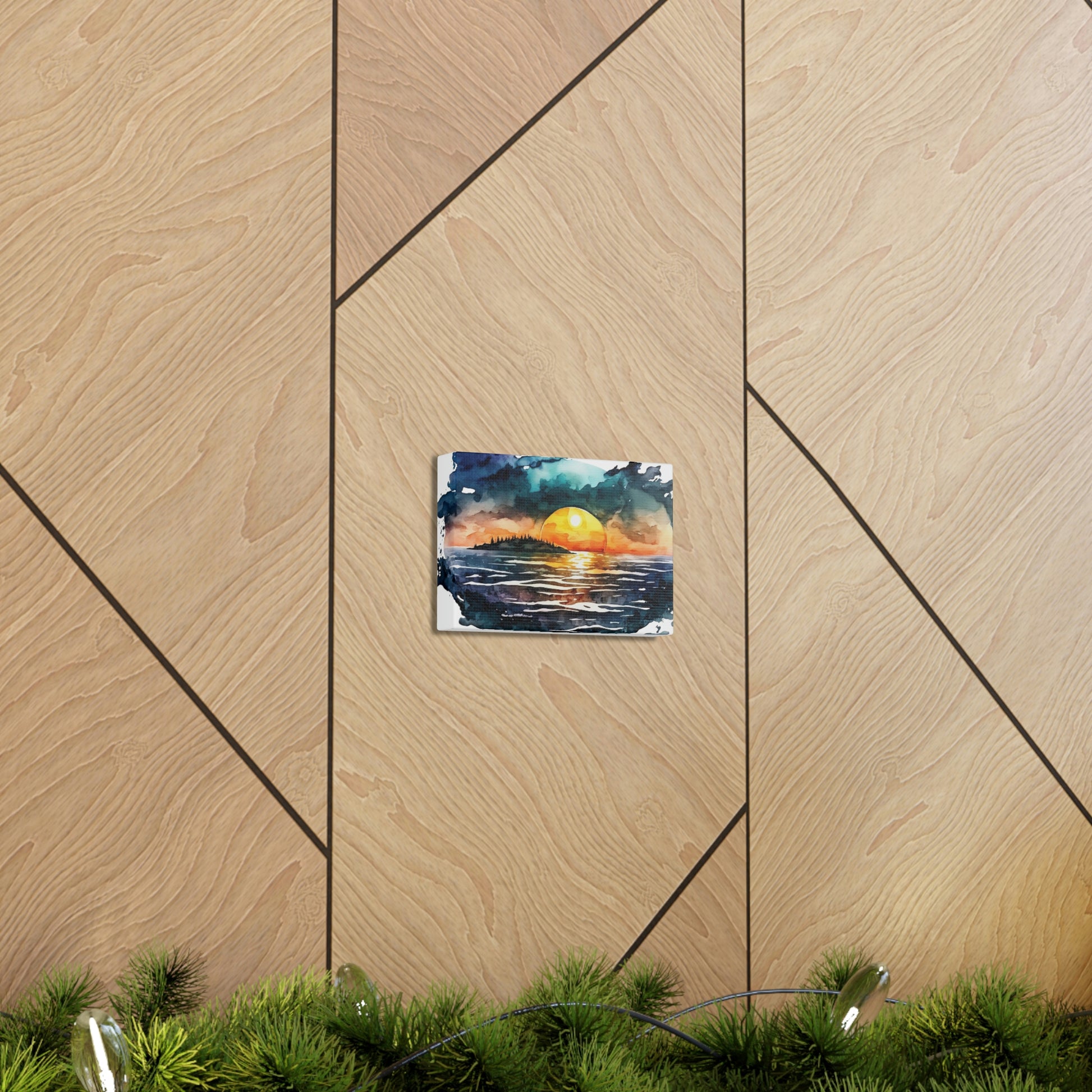 "Sunset At The Lake" Wall Art - Weave Got Gifts - Unique Gifts You Won’t Find Anywhere Else!