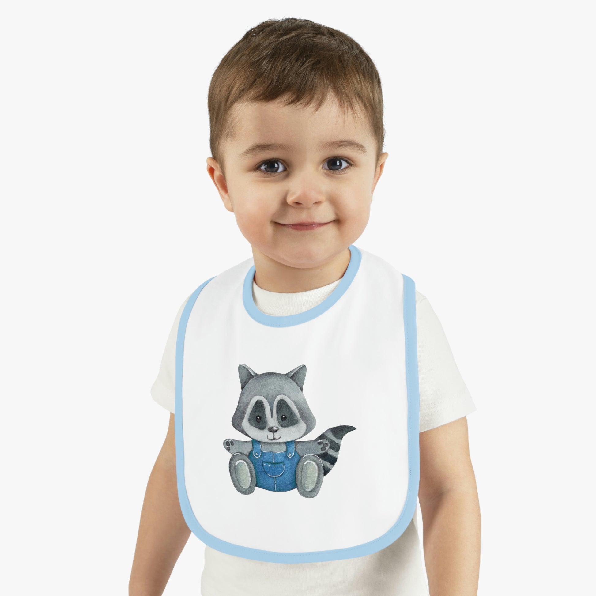 "Baby Boy Raccoon" Baby Bib - Weave Got Gifts - Unique Gifts You Won’t Find Anywhere Else!