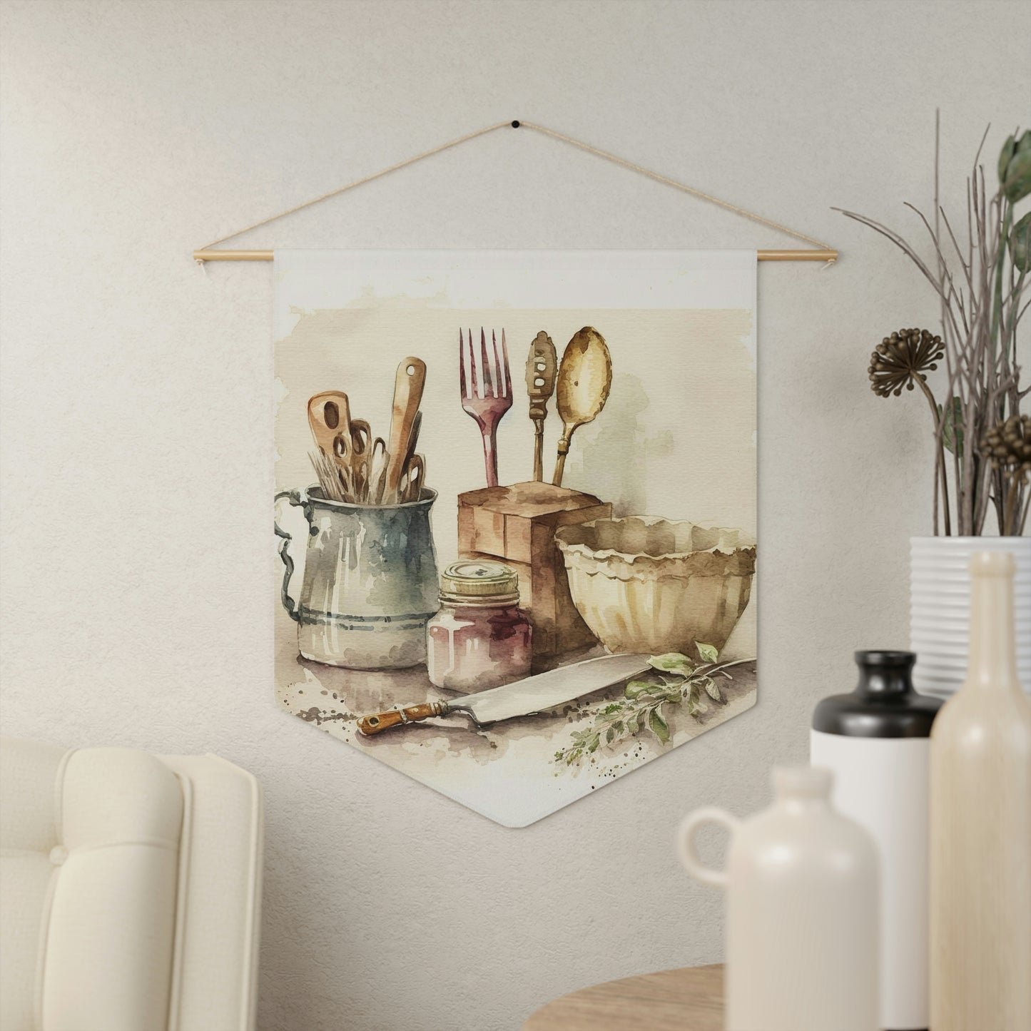 "Kitchen Décor" Wall Pennant - Weave Got Gifts - Unique Gifts You Won’t Find Anywhere Else!
