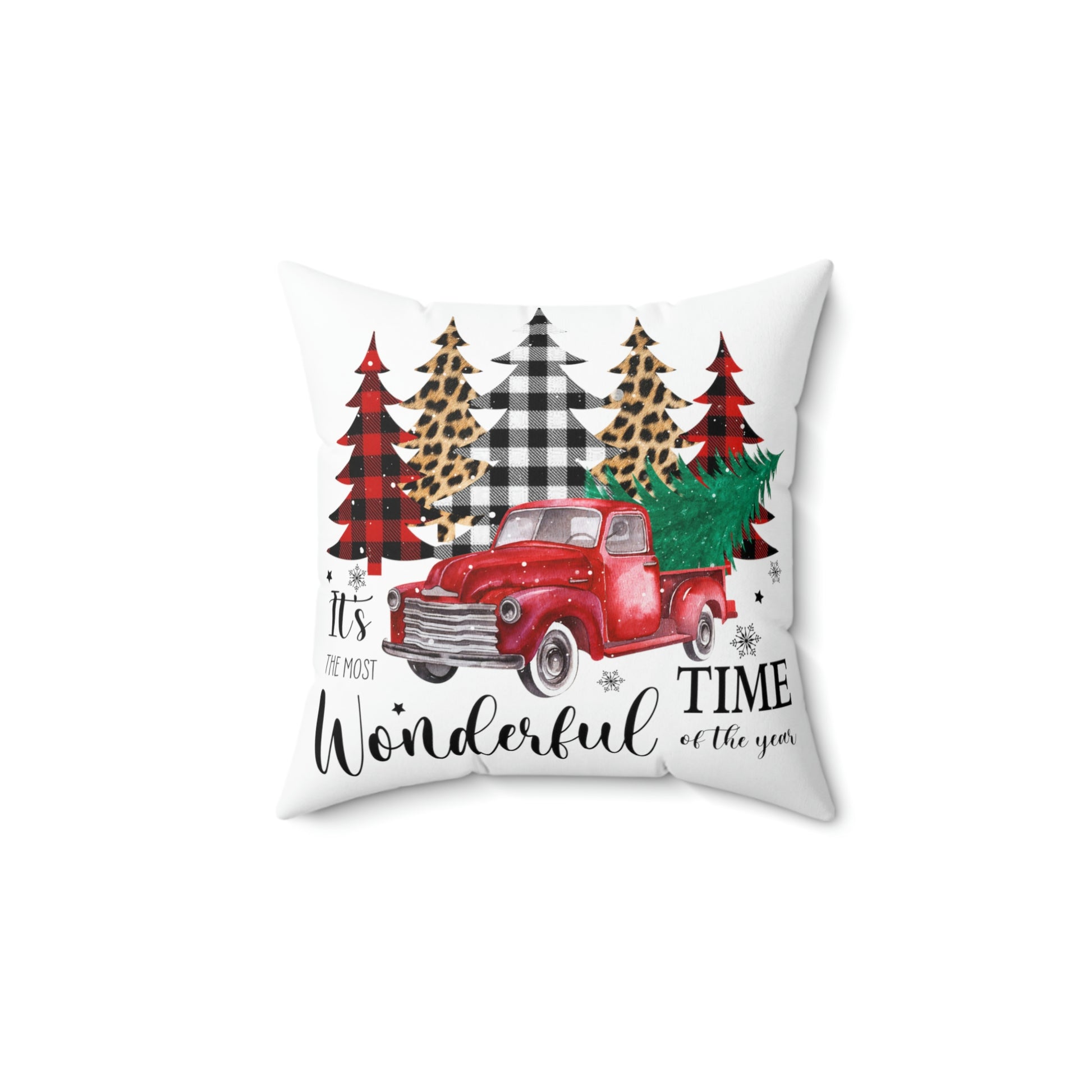 "It's The Most Wonderful Time Of The Year" Throw Pillow - Weave Got Gifts - Unique Gifts You Won’t Find Anywhere Else!