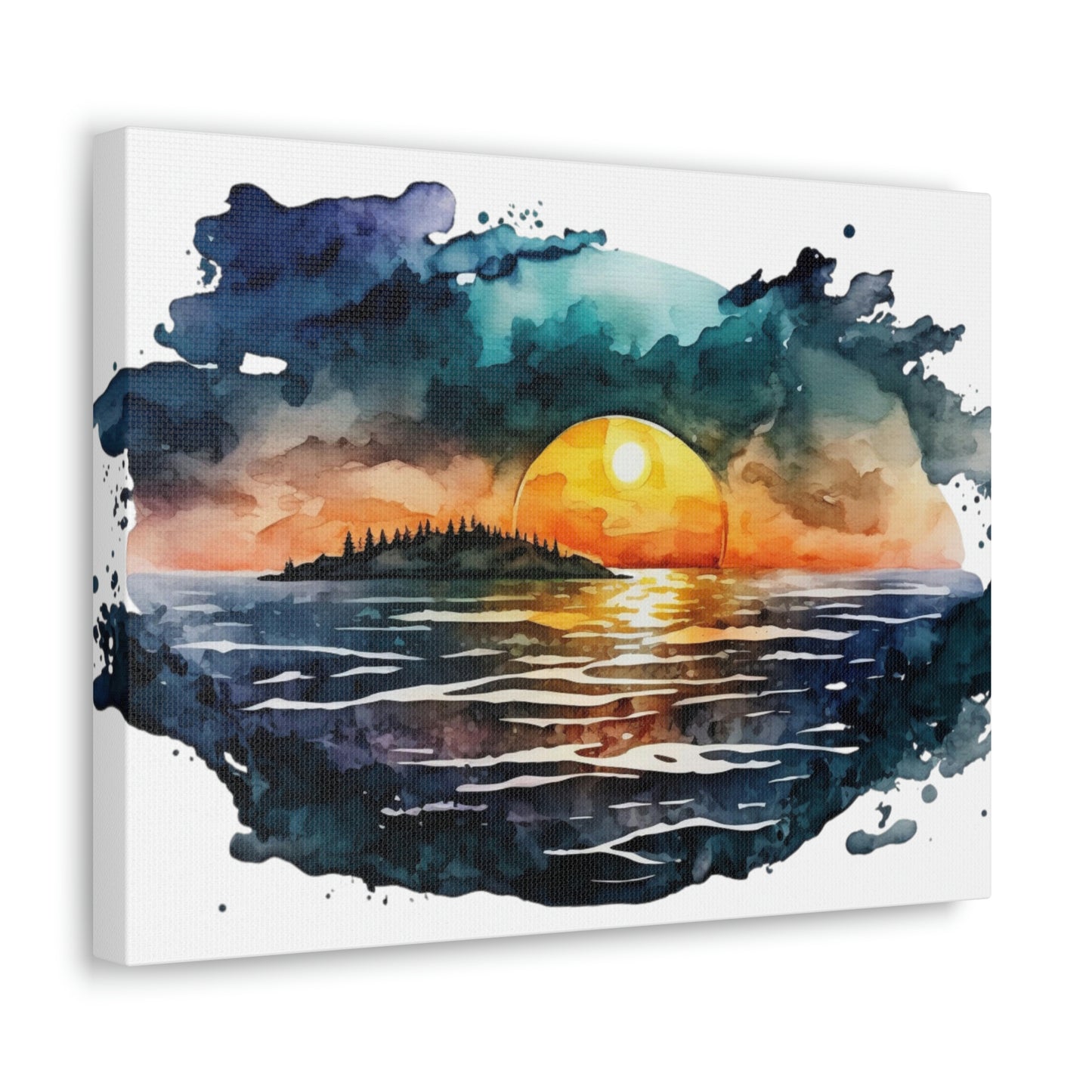 "Sunset At The Lake" Wall Art - Weave Got Gifts - Unique Gifts You Won’t Find Anywhere Else!