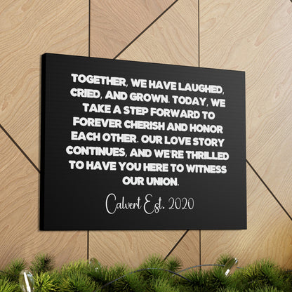 "Custom Text Wedding Day" Wall Art - Weave Got Gifts - Unique Gifts You Won’t Find Anywhere Else!