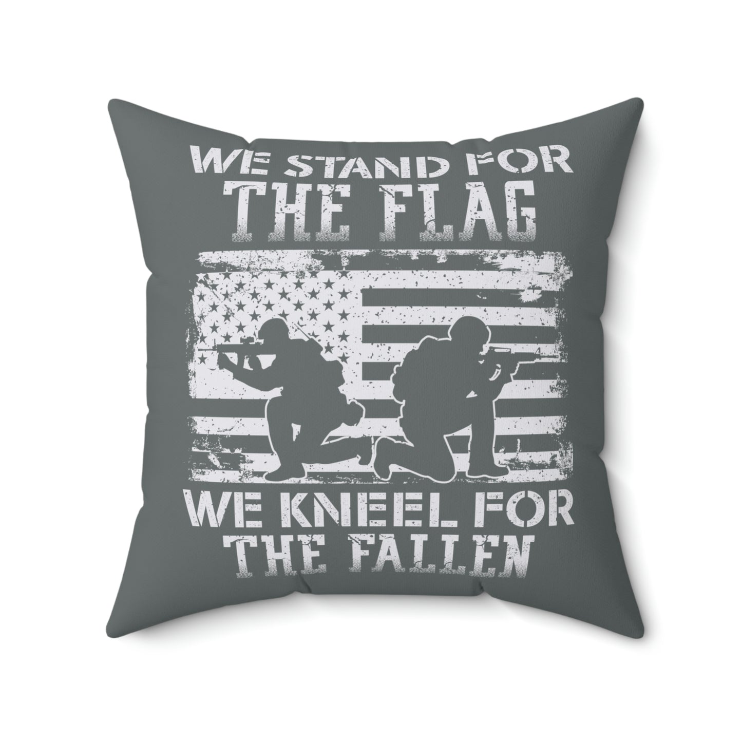 "Stand For The Flag, Kneel For The Fallon" Throw Pillow - Weave Got Gifts - Unique Gifts You Won’t Find Anywhere Else!