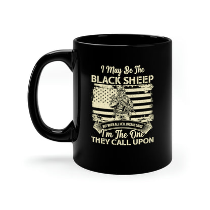 Black sheep soldier mug for veterans
