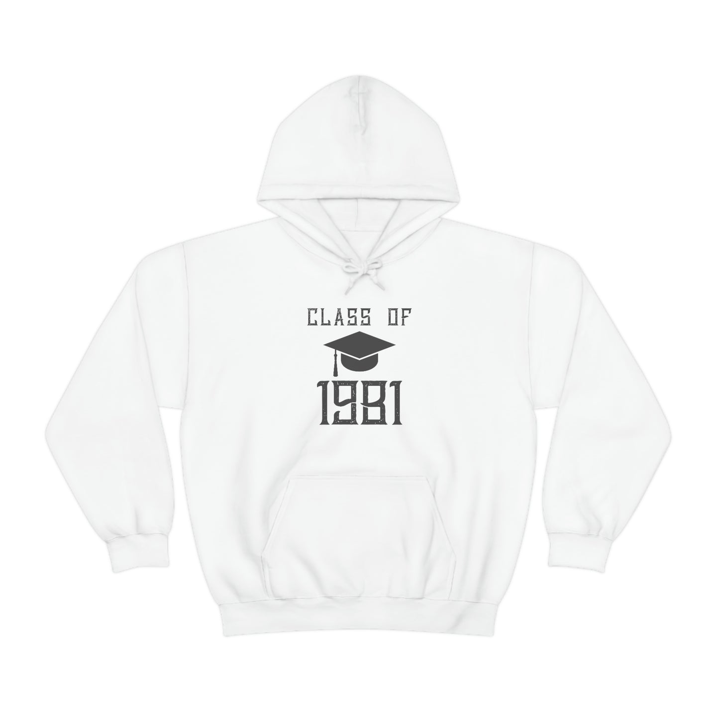 "A tribute to your journey - the 'Class Of 1981' graduation hoodie."