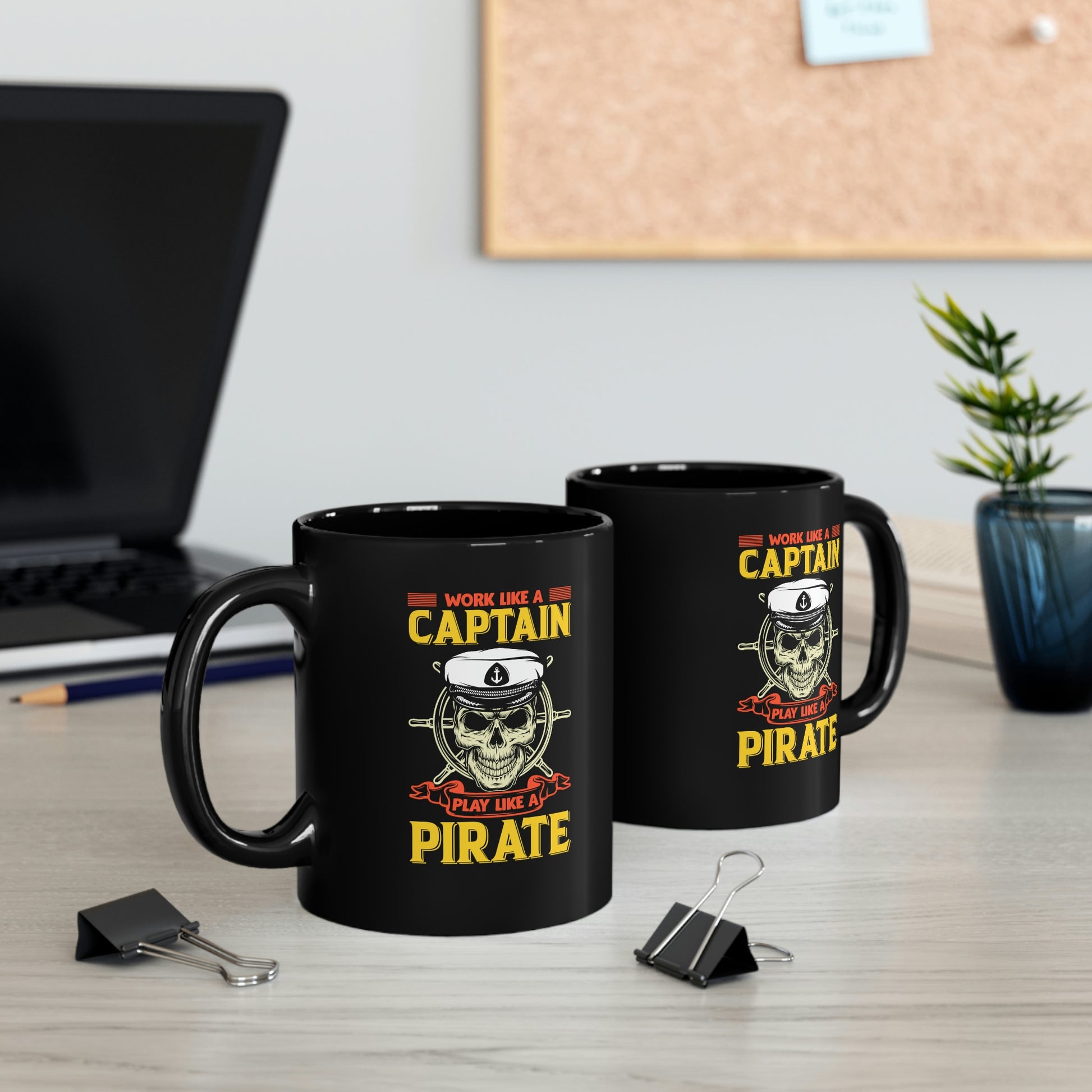 "Work Like A Captain, Play Like A Pirate" Coffee Mug - Weave Got Gifts - Unique Gifts You Won’t Find Anywhere Else!